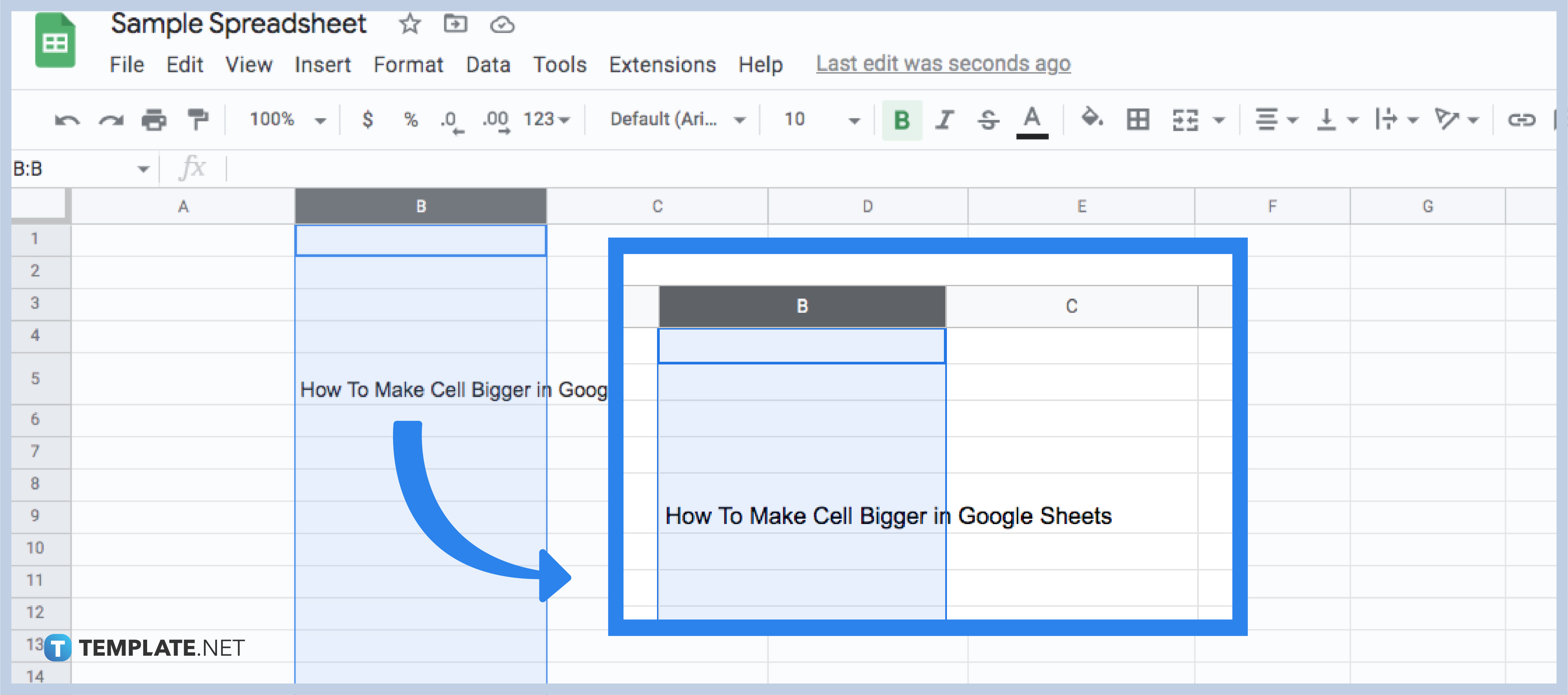 How To Make An Image Bigger In Google Sheets