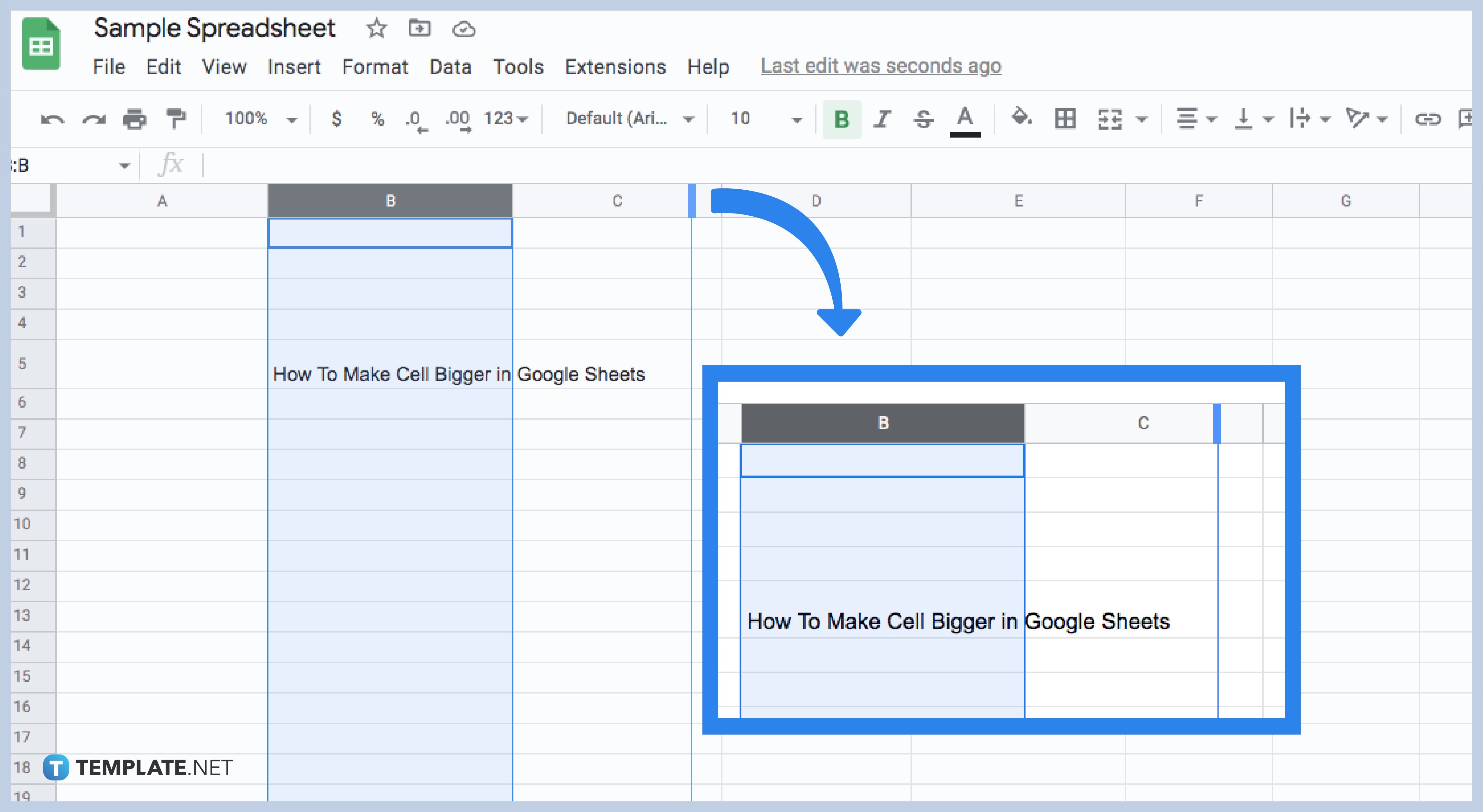 how-to-make-cell-bigger-in-google-sheets-step-3