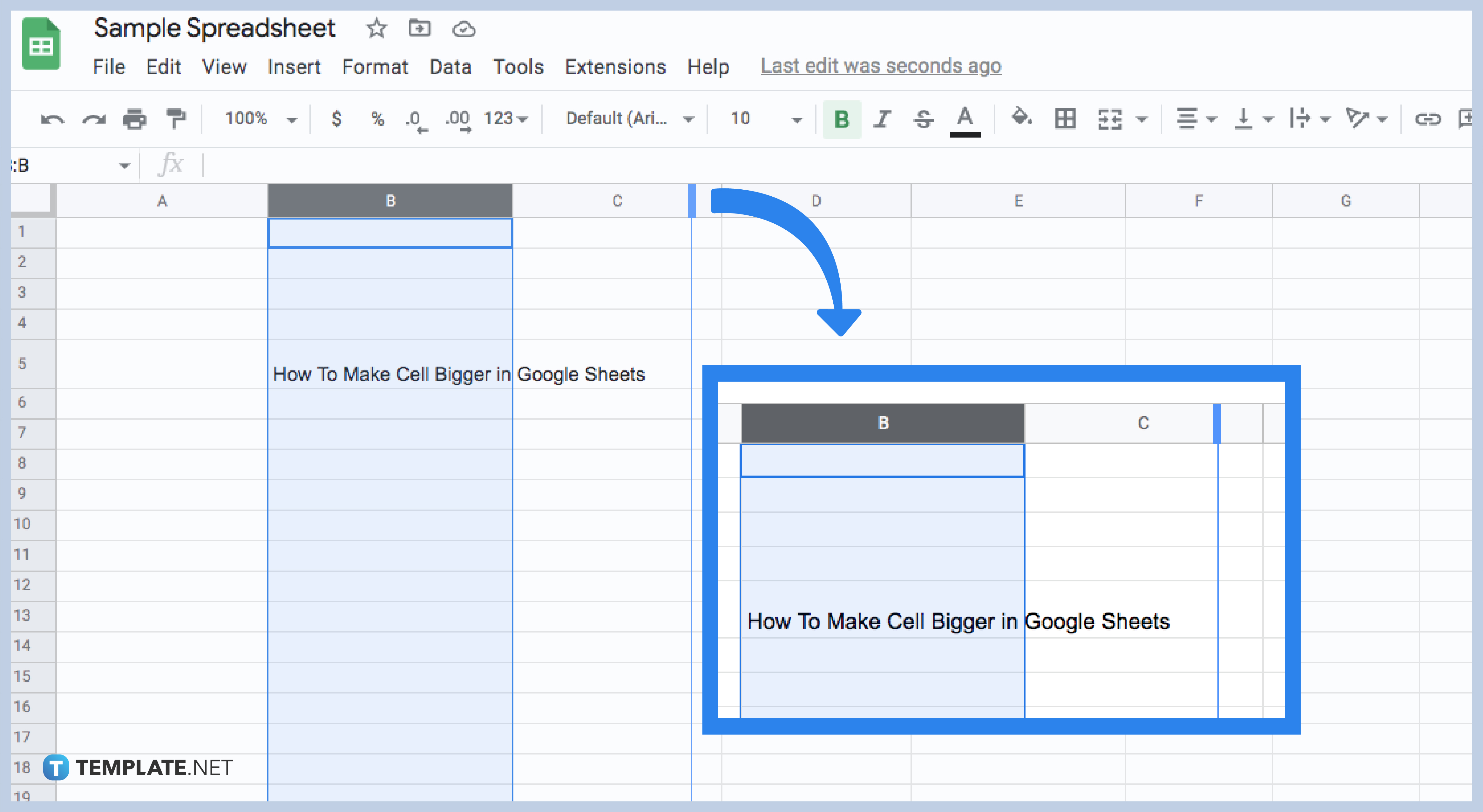 How Do You Make A Cell Larger In Google Sheets