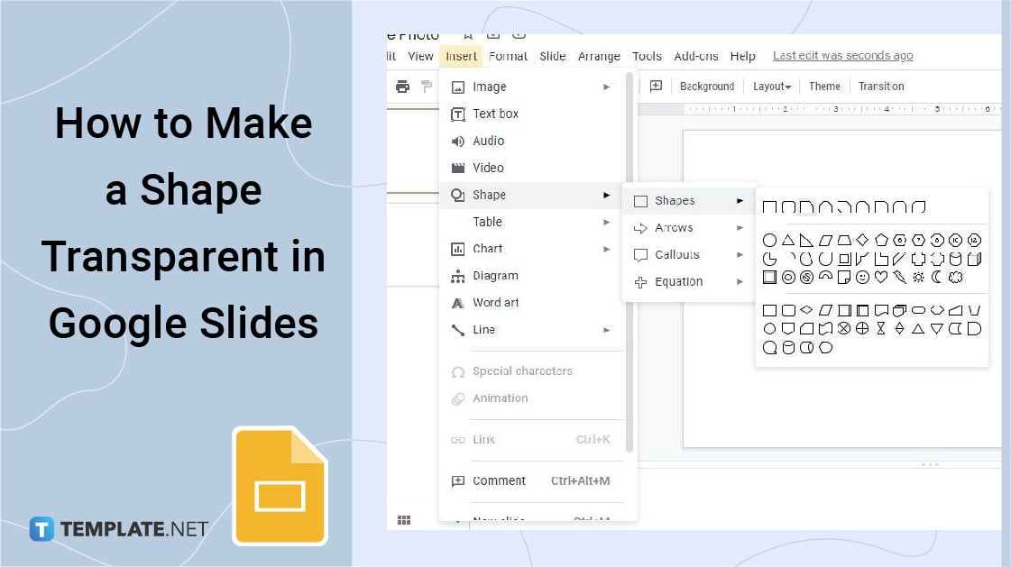 How to Make a Shape Transparent in Google Slides