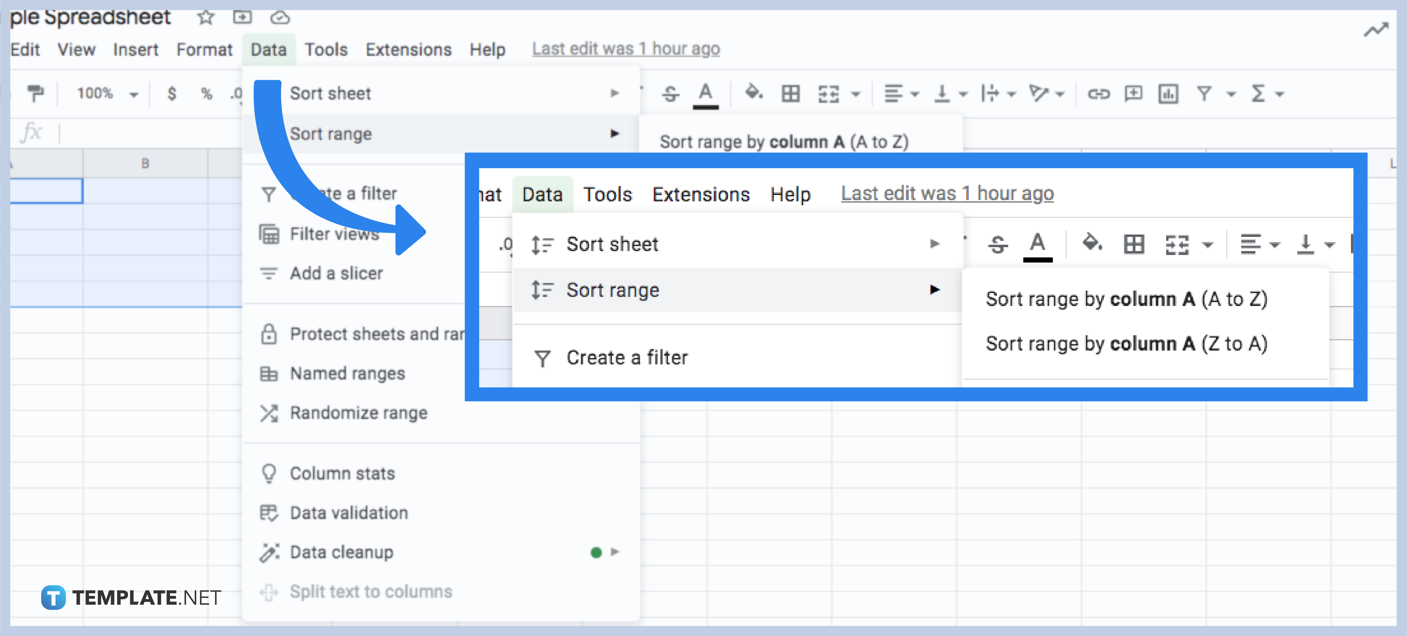 how to organize google sheets step