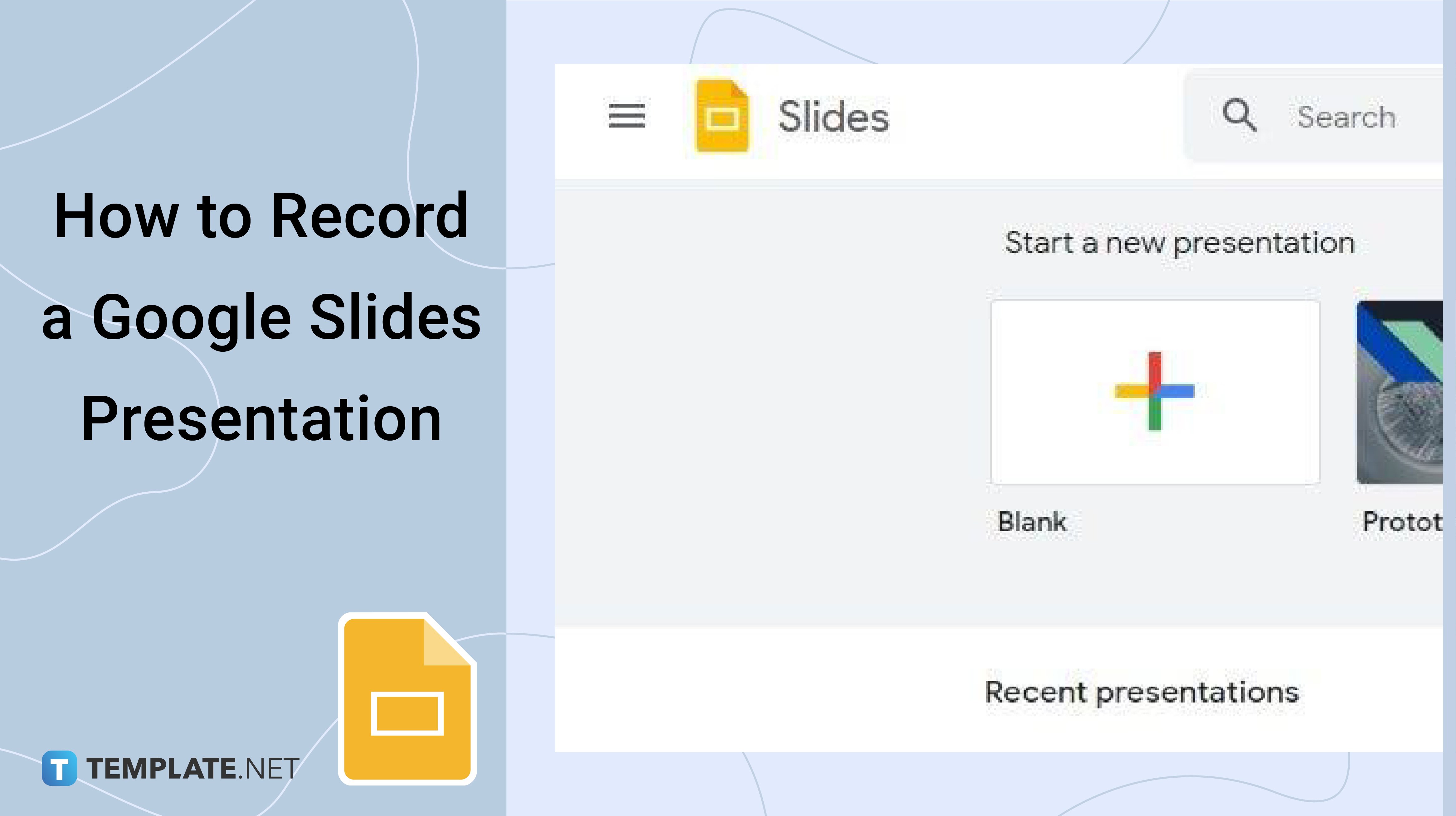 record presentation on google slides