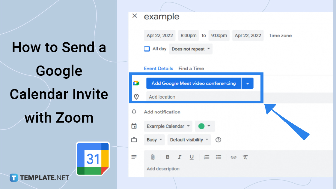 how to send zoom calendar invite via gmail