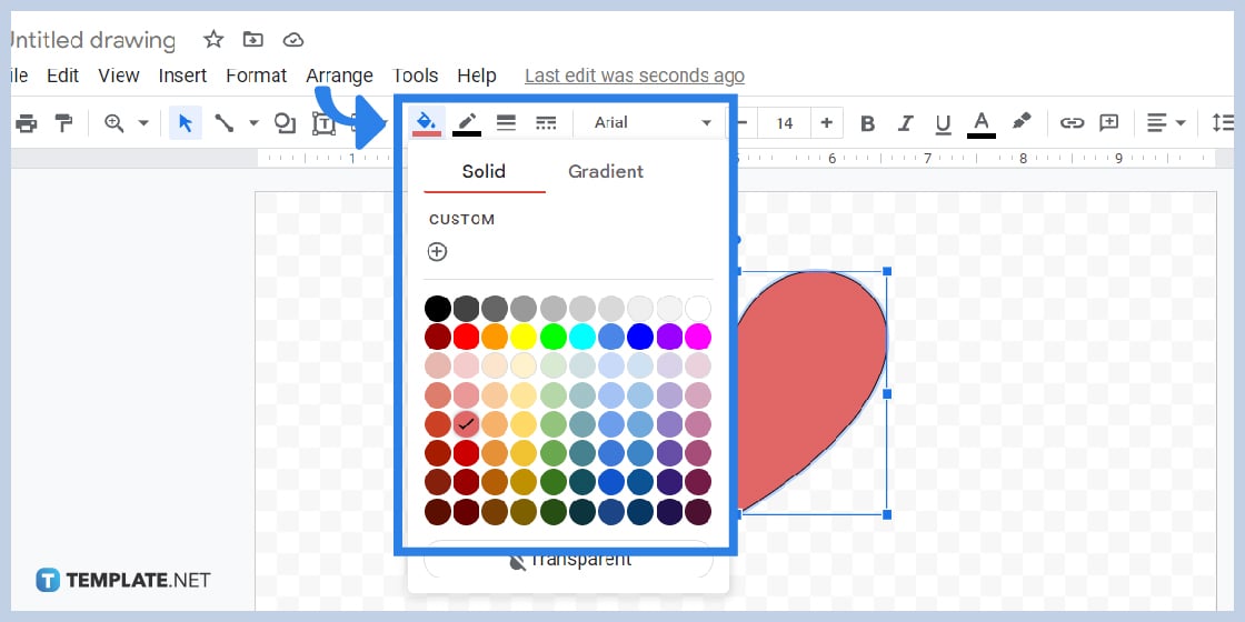 how to shadow images in google drawings step