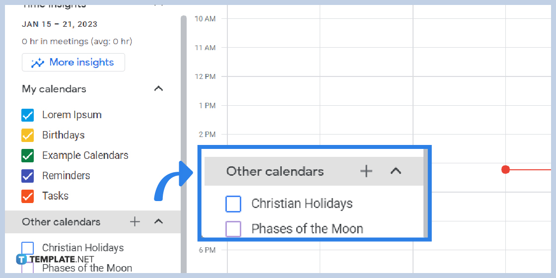 how to use google calendar step