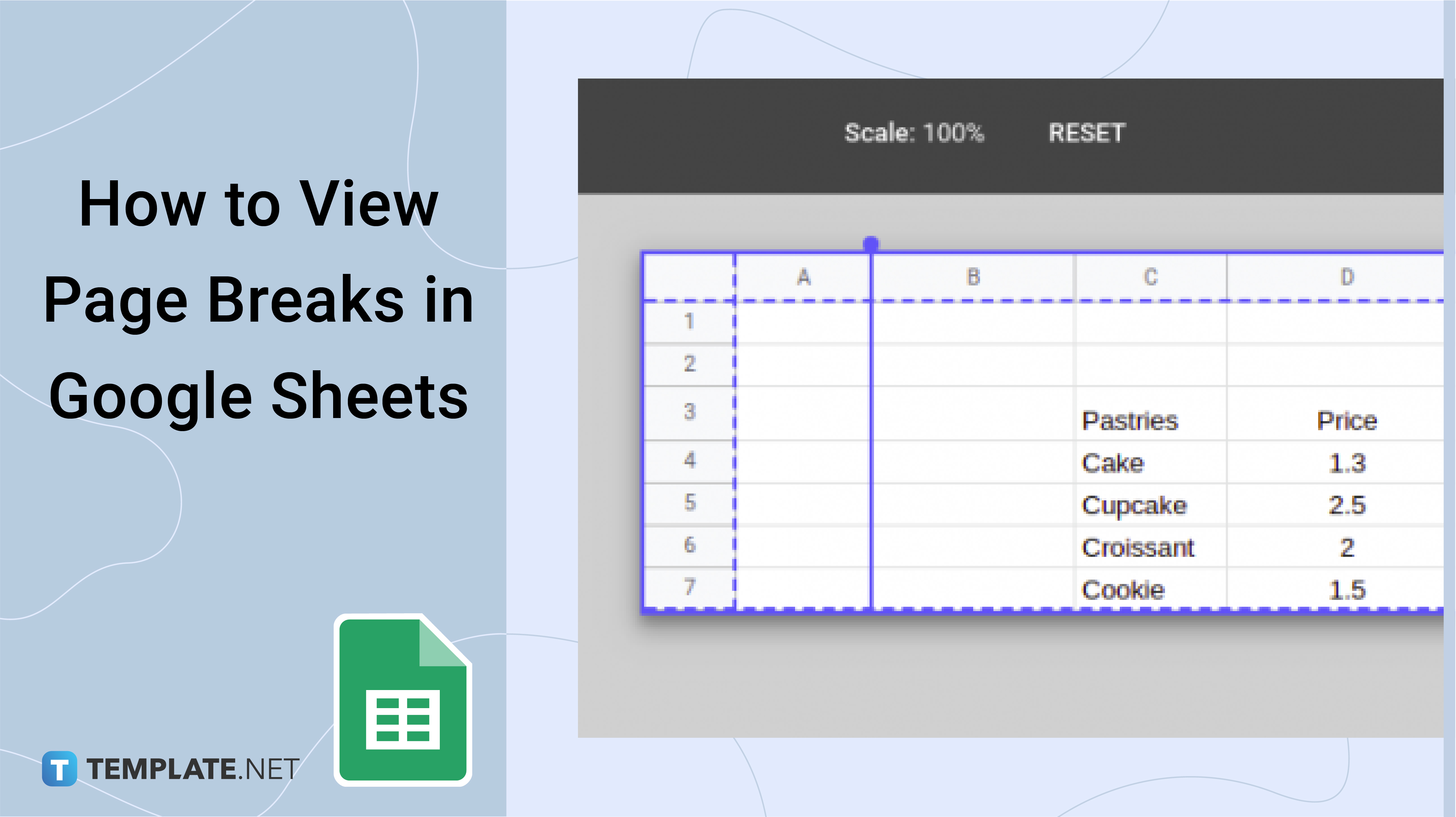 How To View Page Breaks In Google Sheets