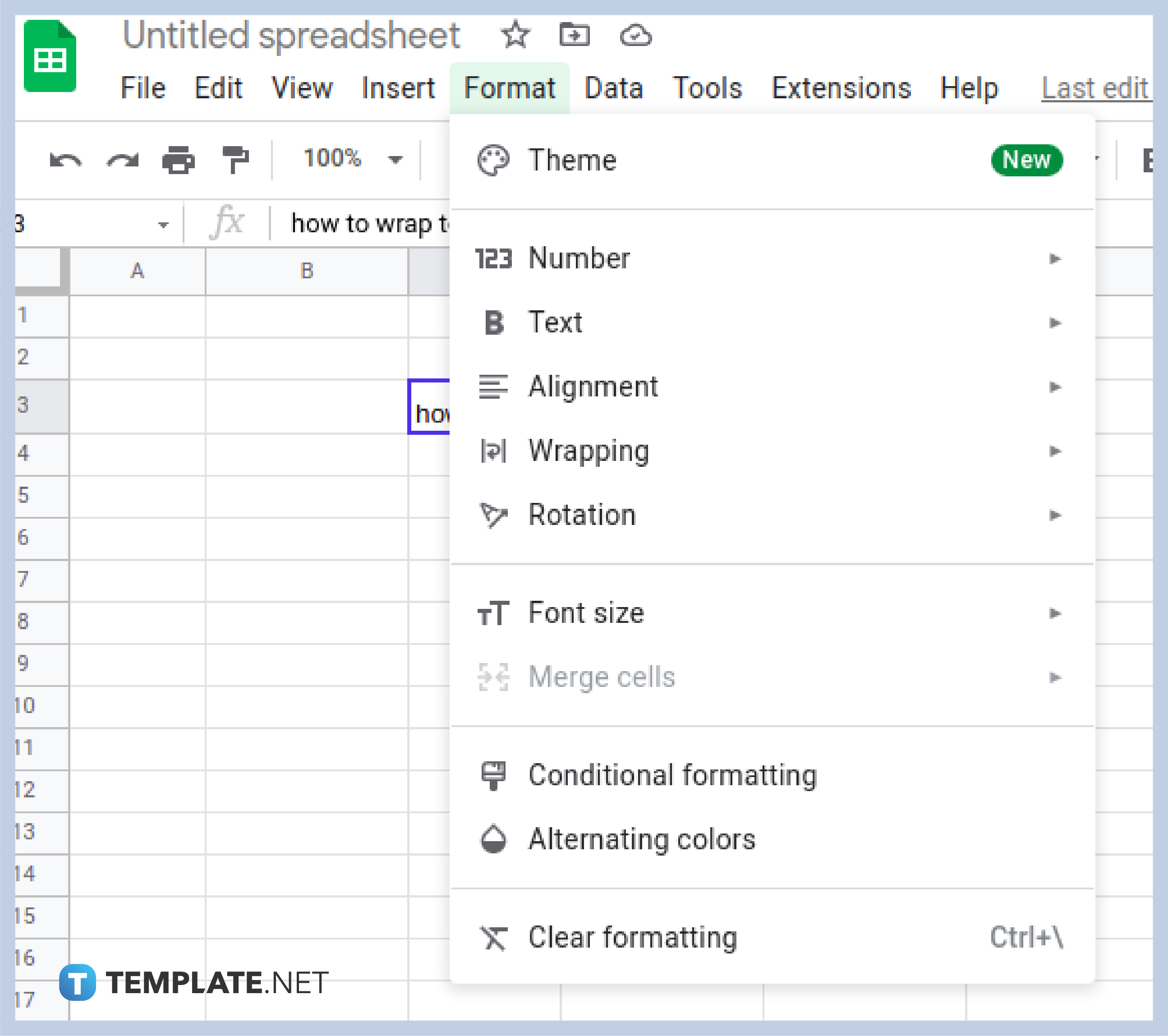 How to Wrap Text in Google Sheets