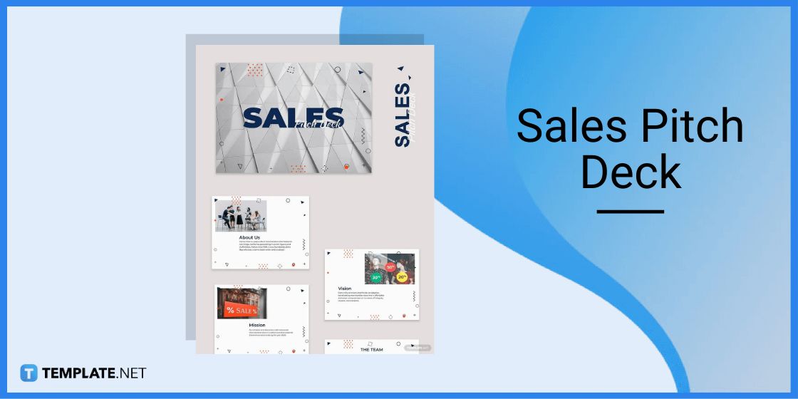 sales pitch deck template