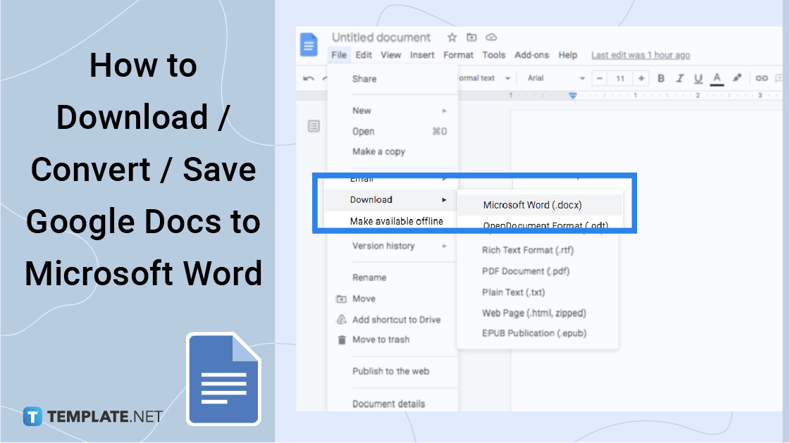 save google docs to microsoft word