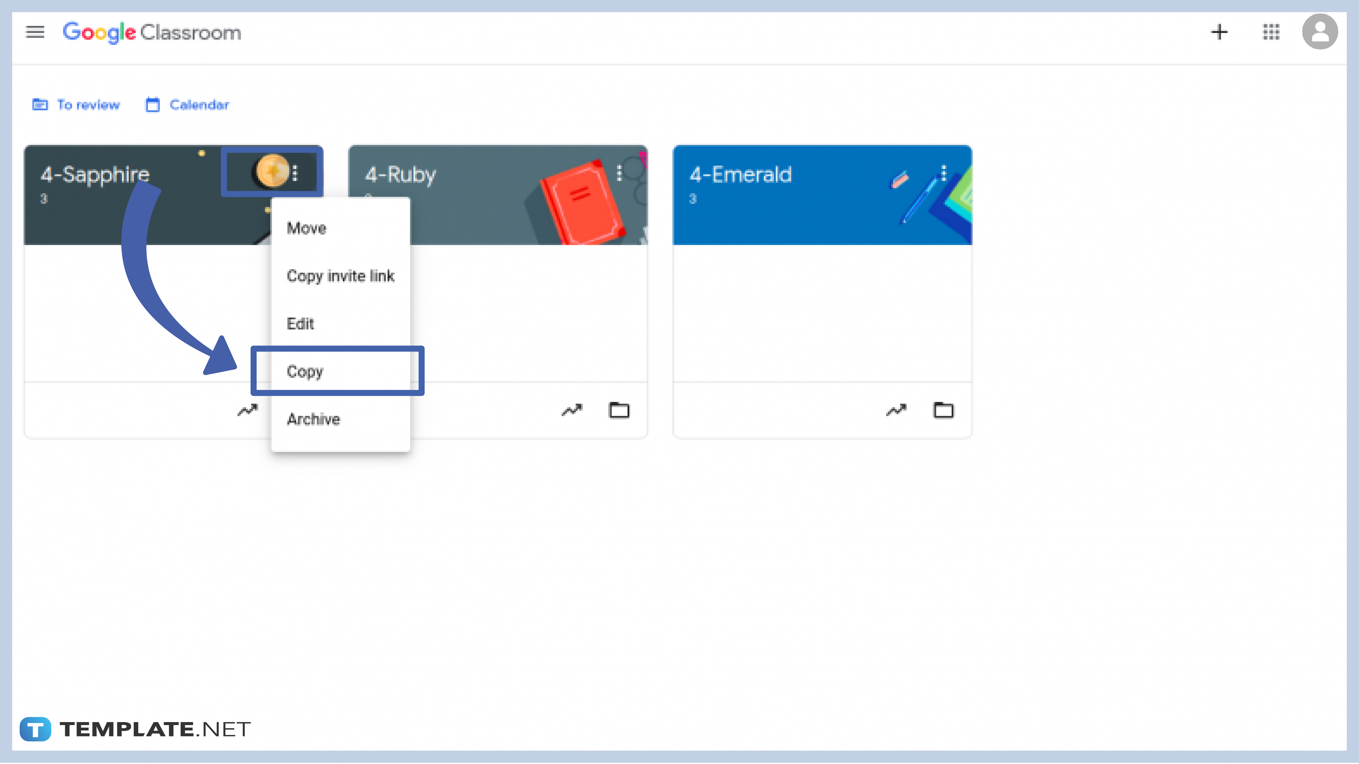 how to copy multiple assignments in google classroom