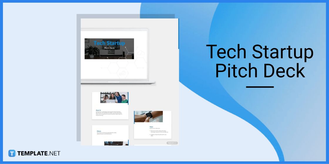 tech startup pitch deck template