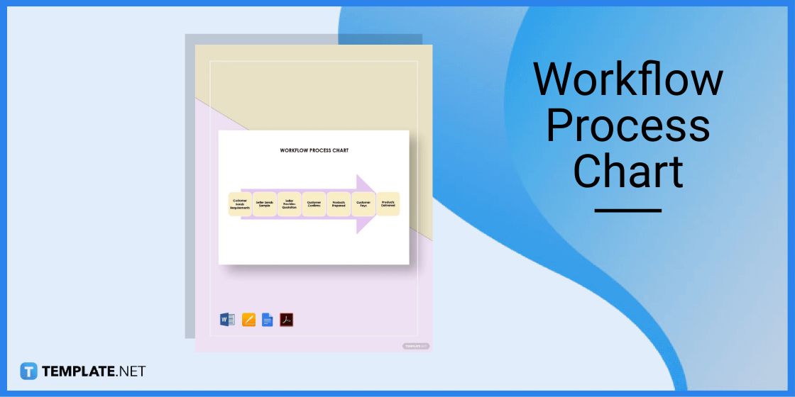 workflow process chart template