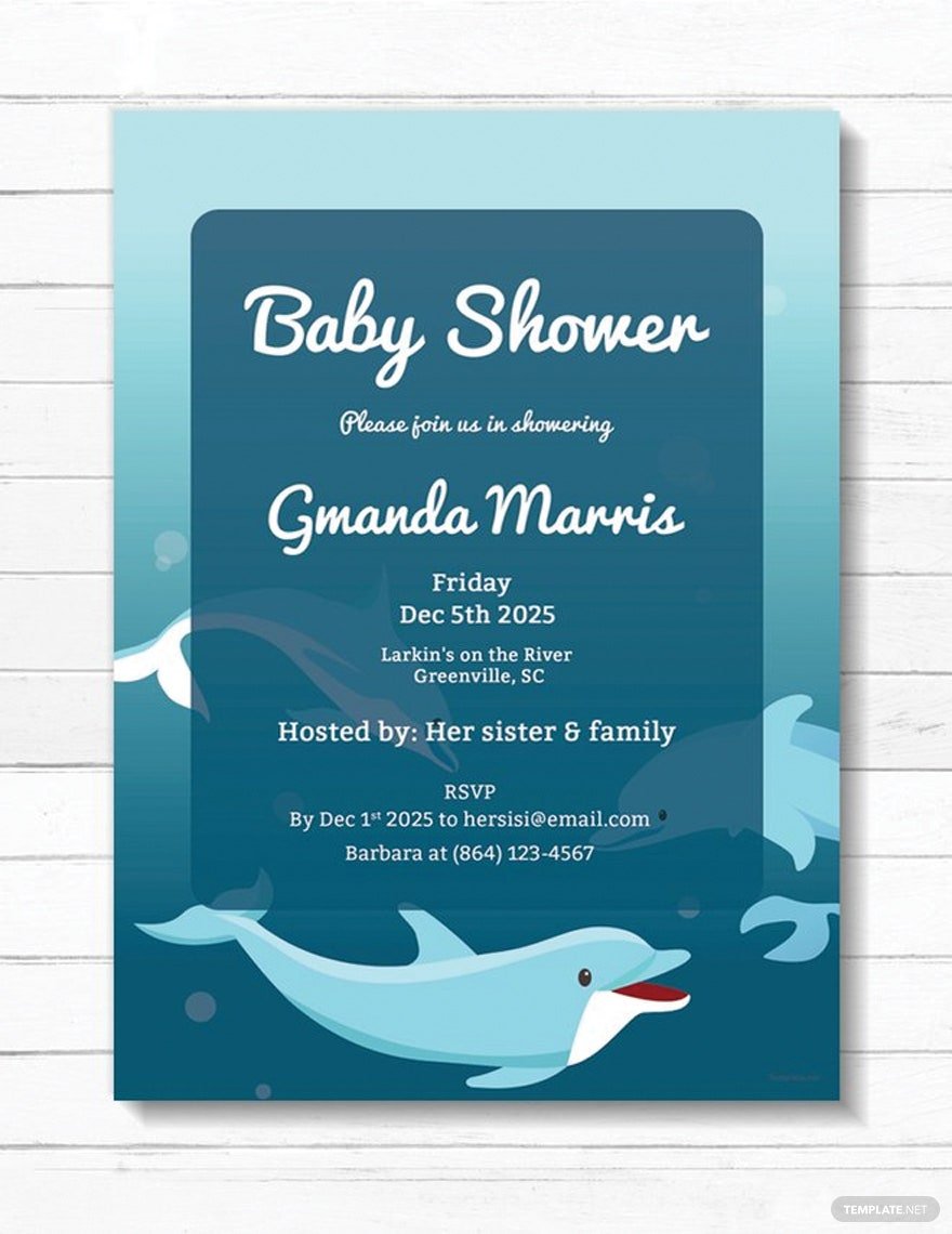 baby shower invitation