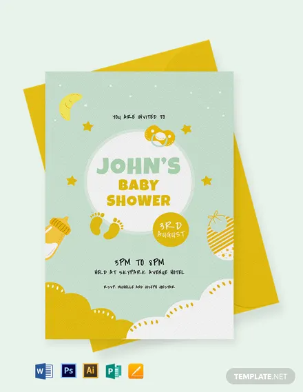 baby shower invitation