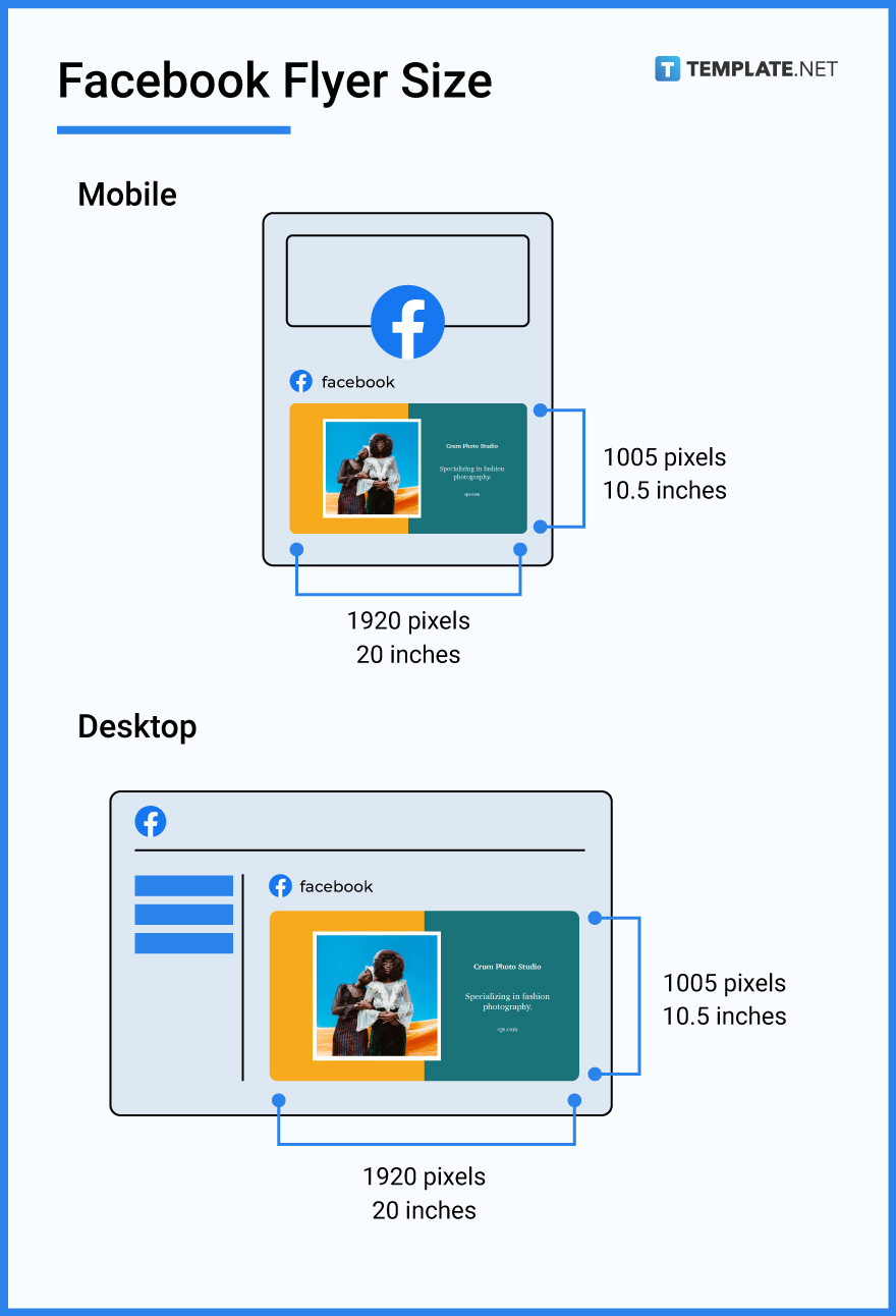 facebook flyer size