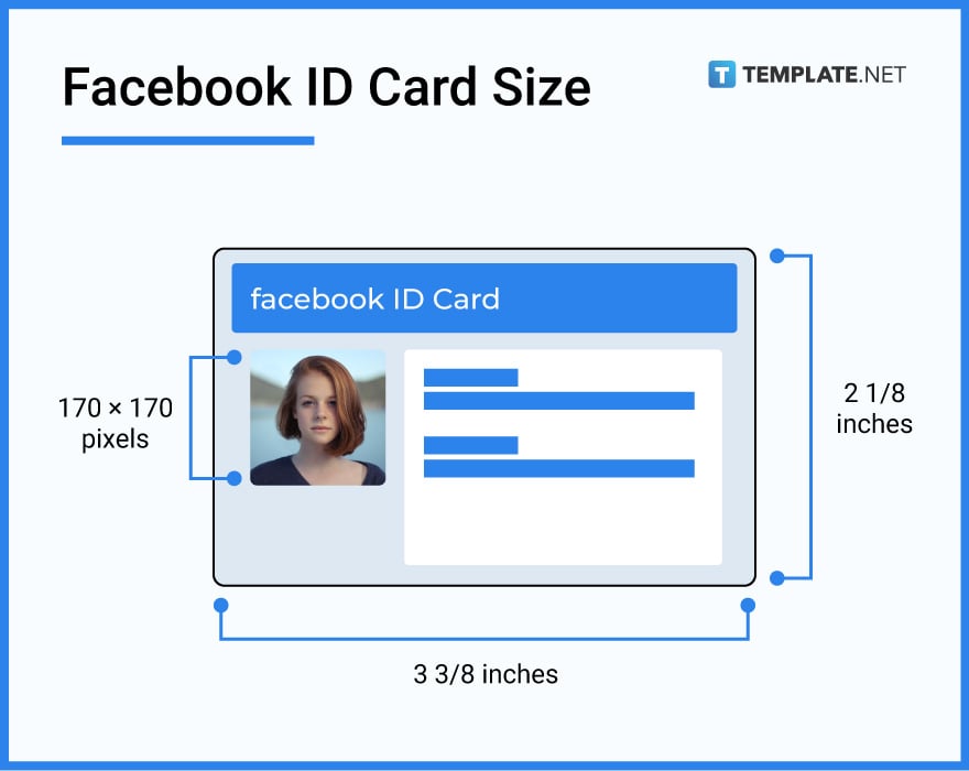 facebook id card size