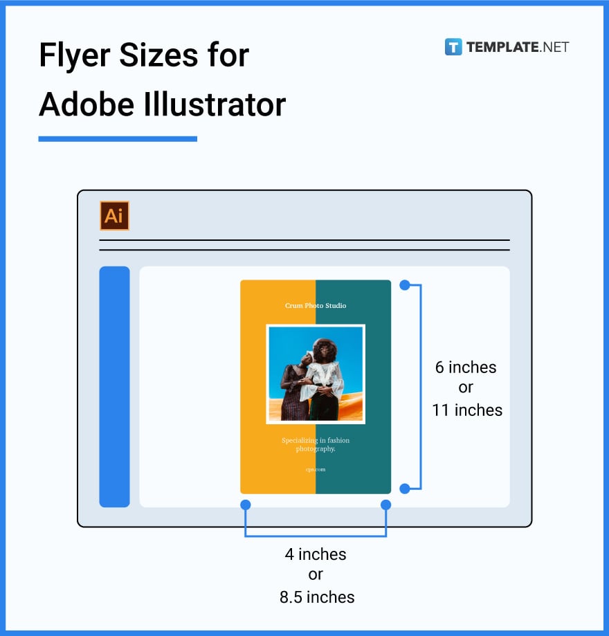 flyer sizes for adobe illustrator