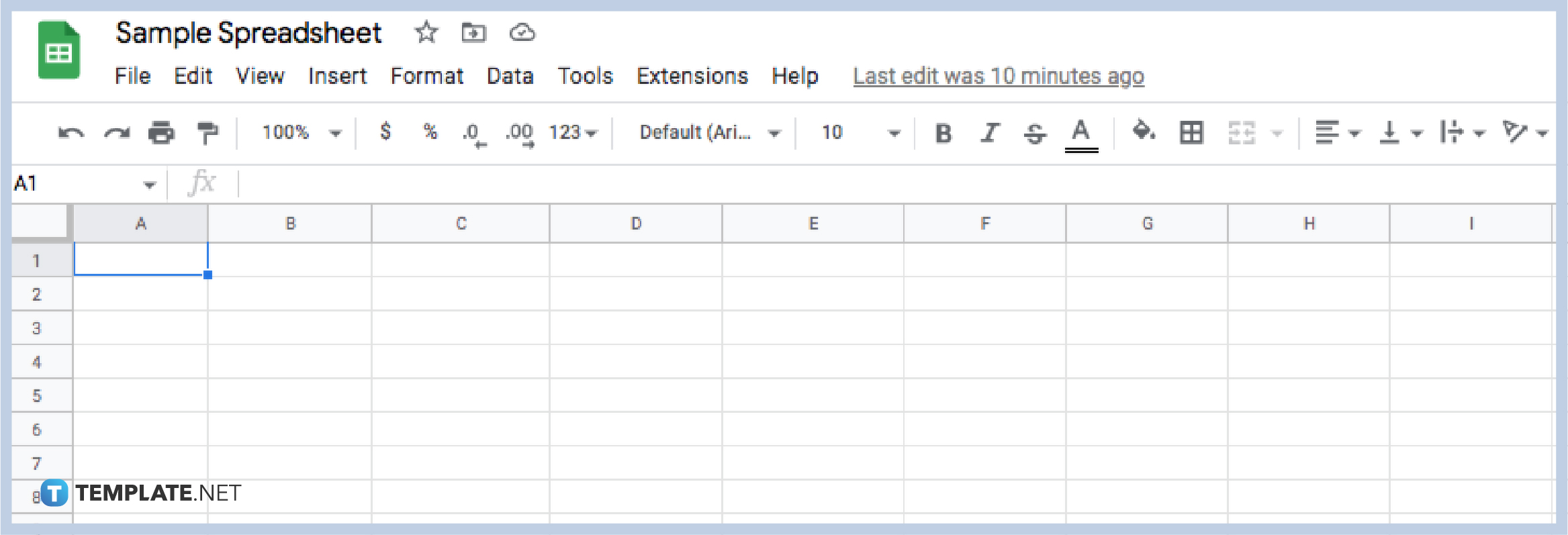 hide gridlines in google sheets step