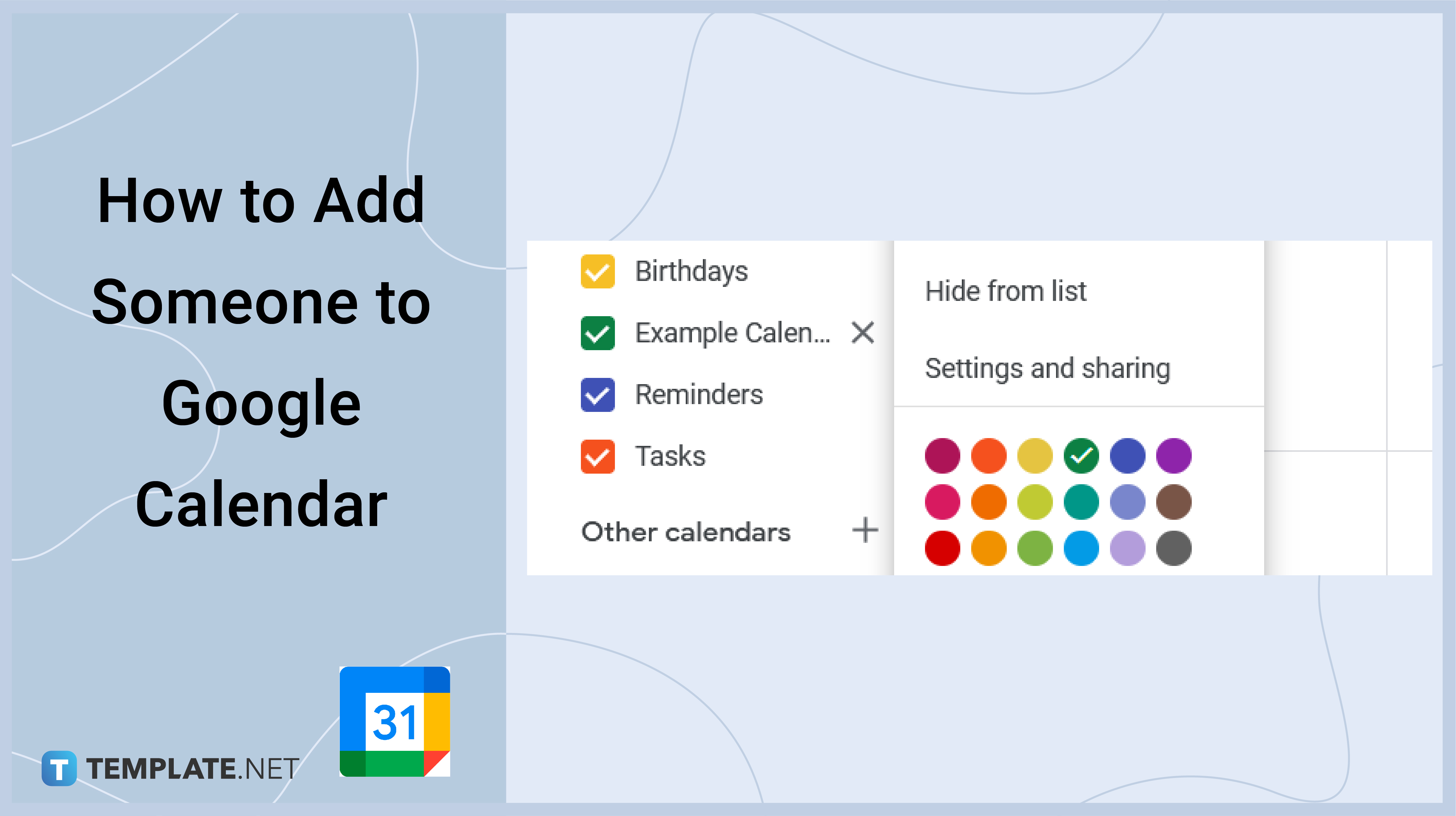 how to add someone to my google calendar on phone