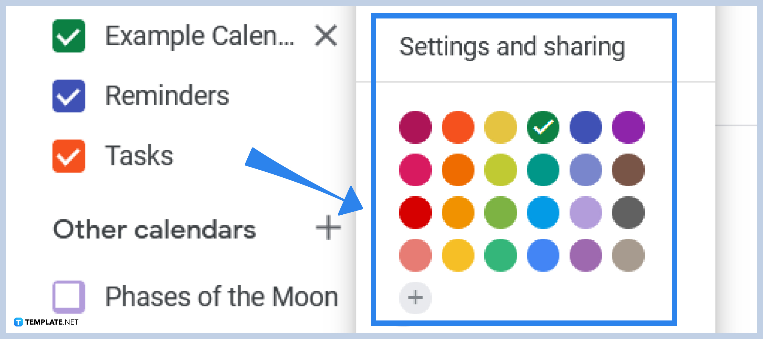 how to add or change colours in google calendar