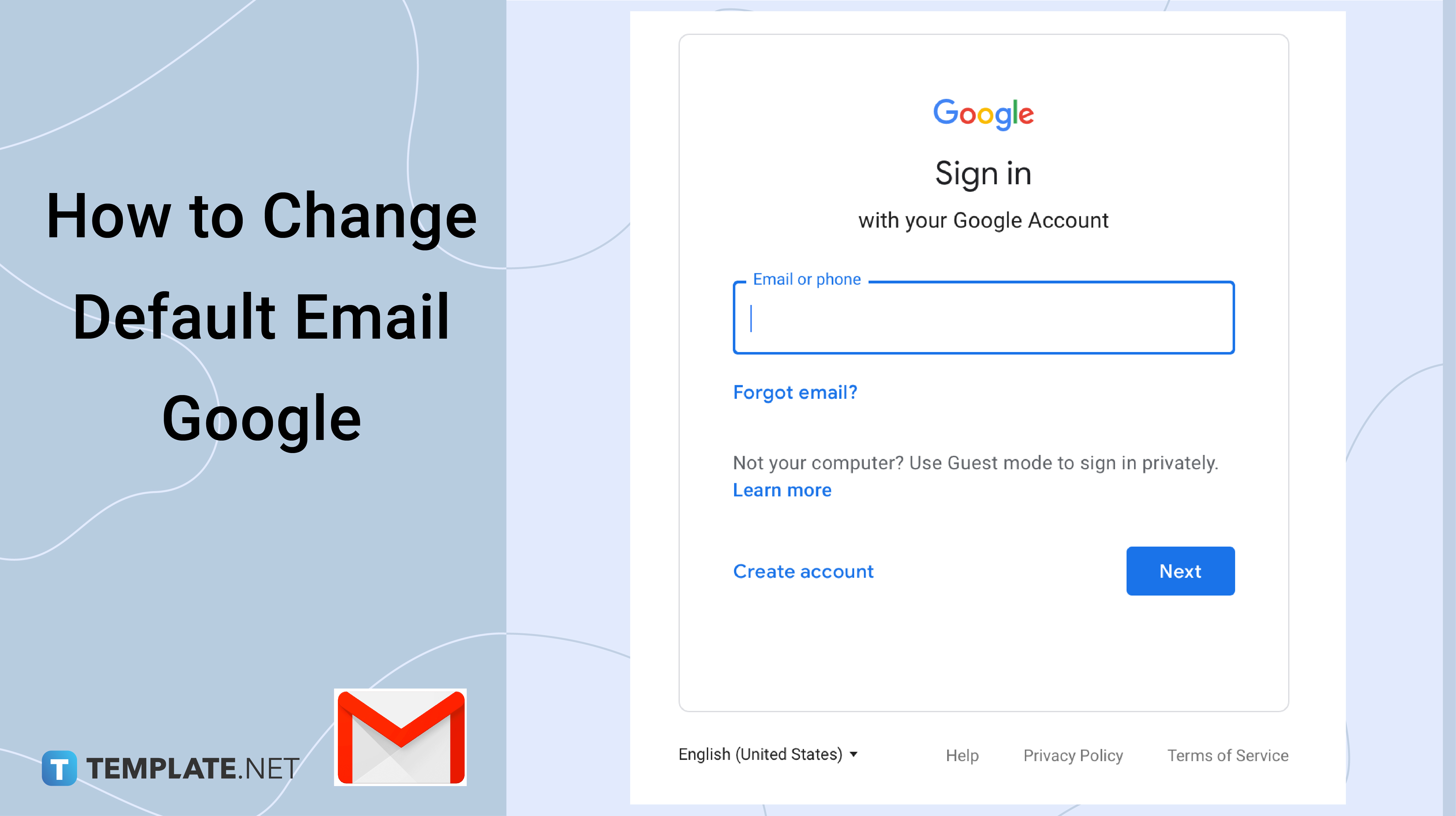 How to Change Default Email Google