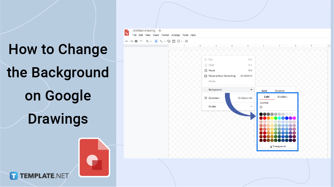 How To Change The Background On Google Drawings