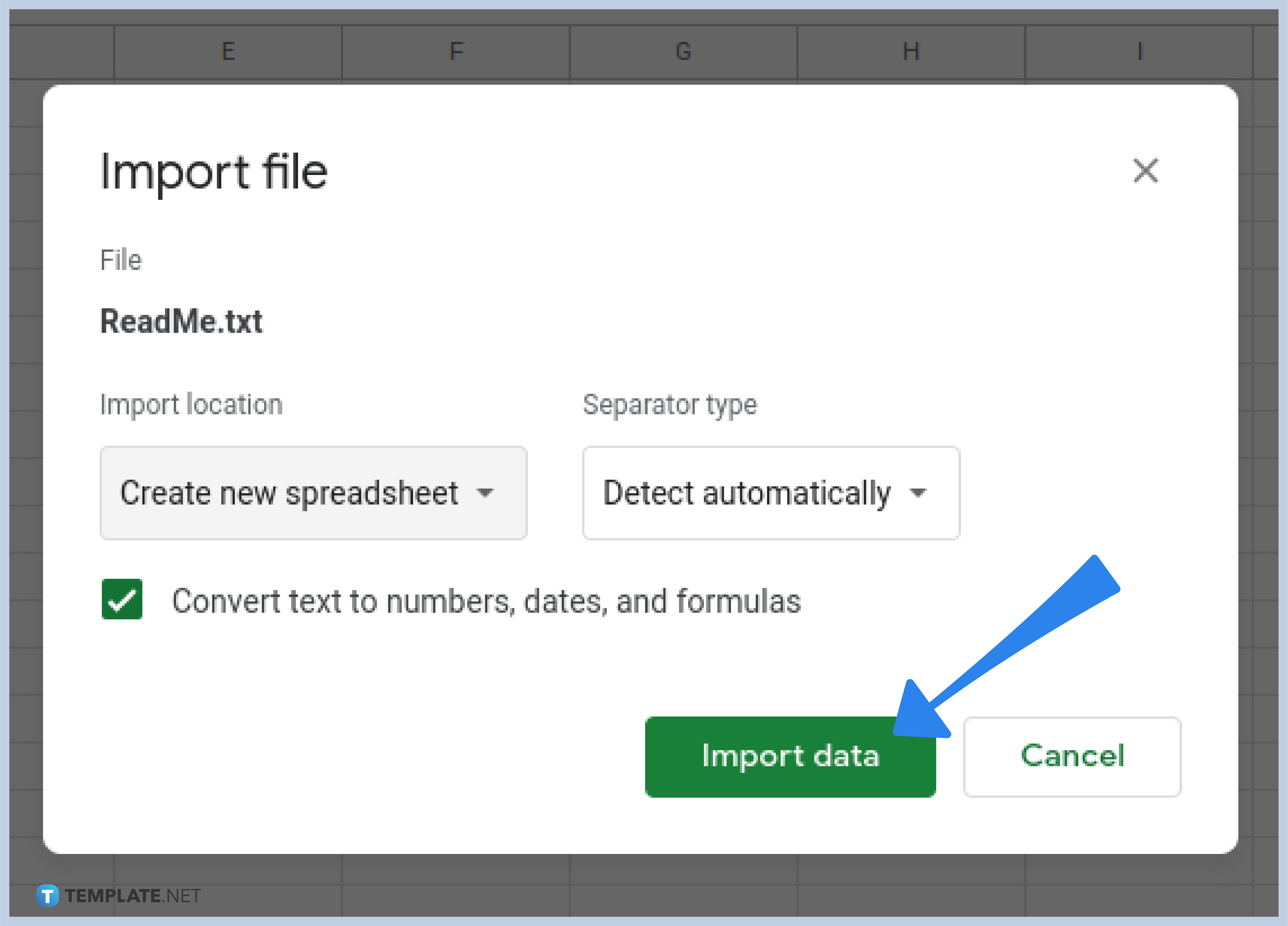 how to convert excel into google sheet step