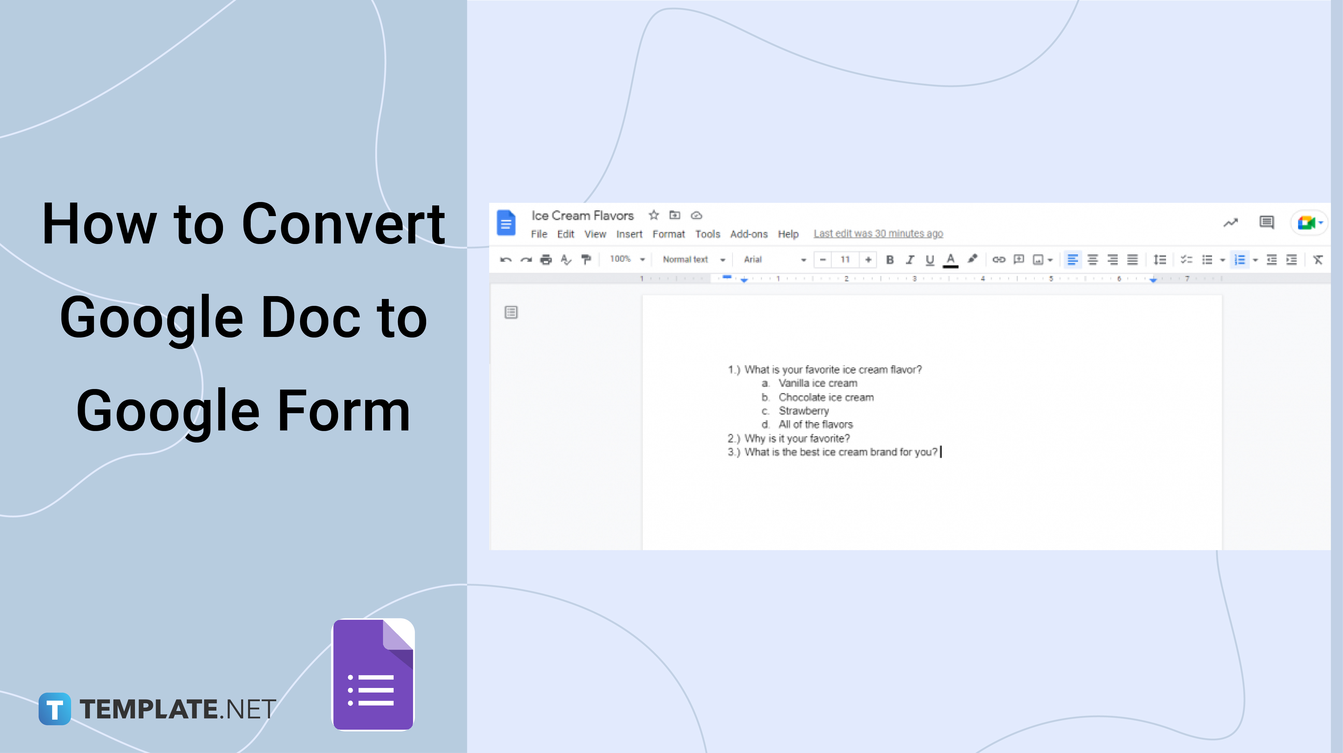 Change Google Doc To Google Form