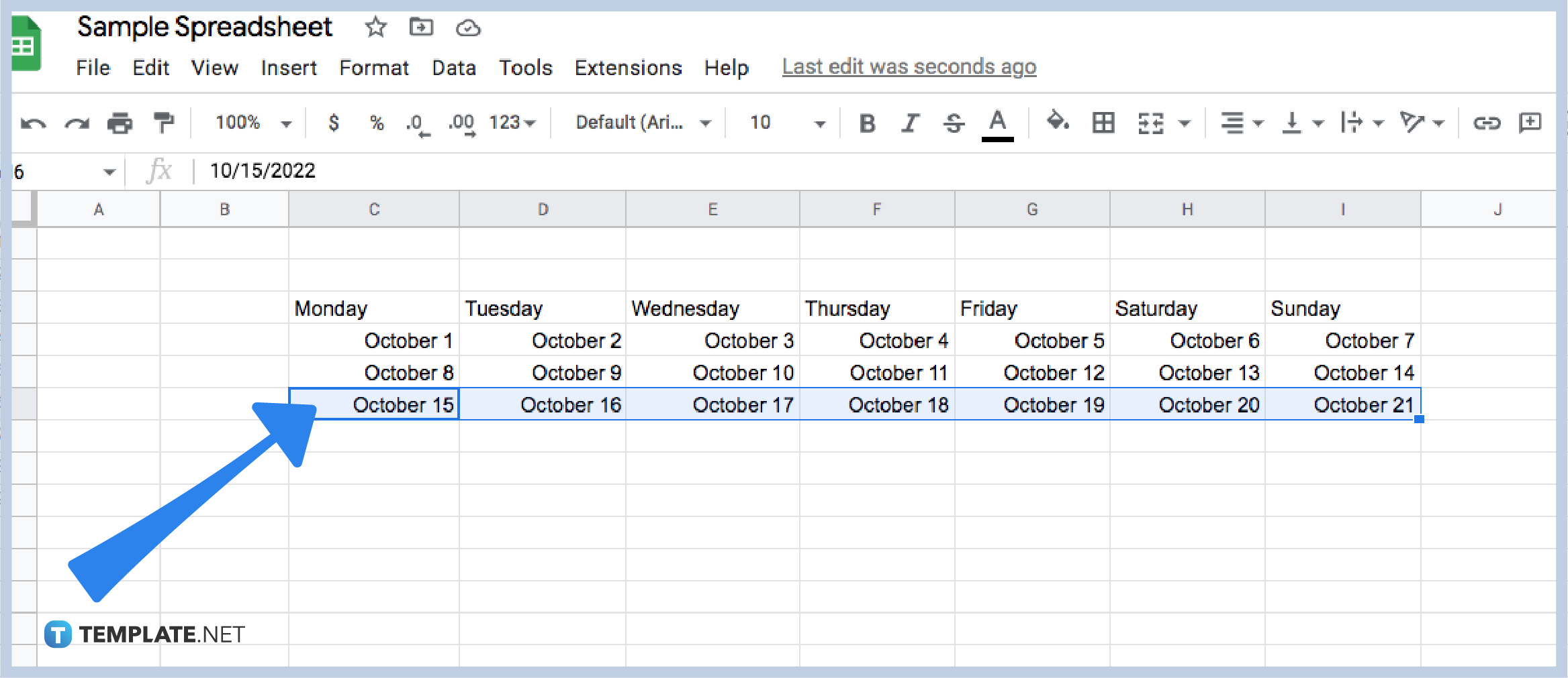 How to Insert Calendar in Google Sheets