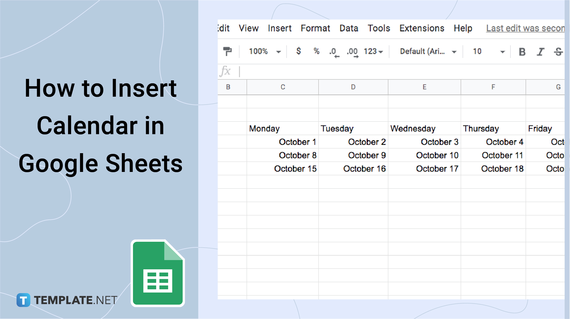 How To Insert Calendar Into Google Sheet Cell