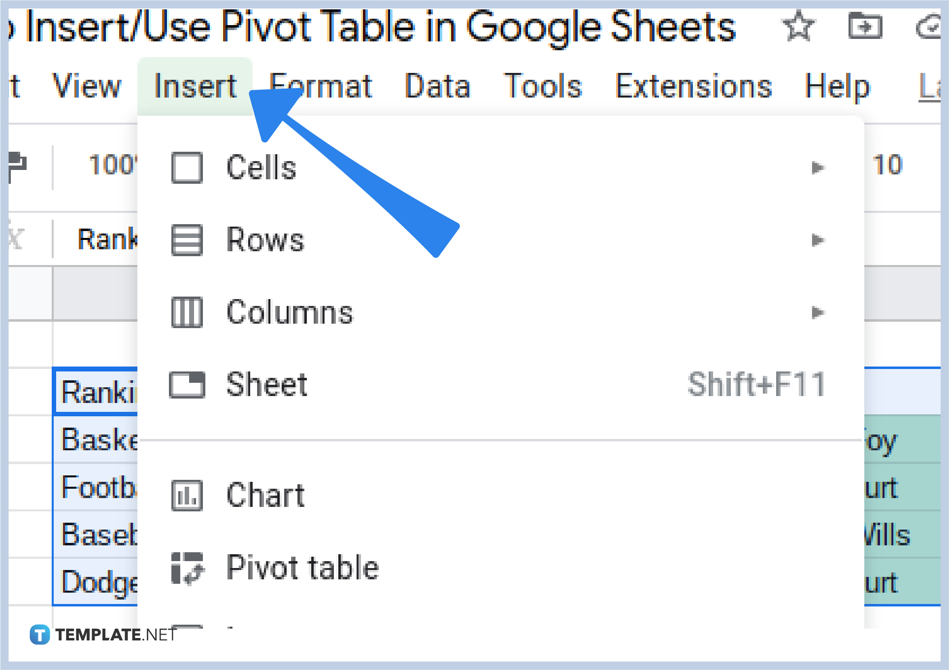 how-to-insertuse-pivot-table-in-google-sheets-step-2
