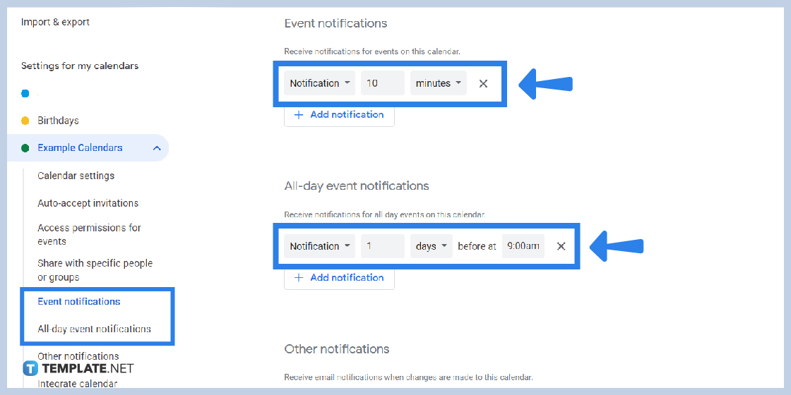 How To Make Google Calendar Send Notifications