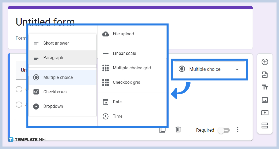 how to use google forms step