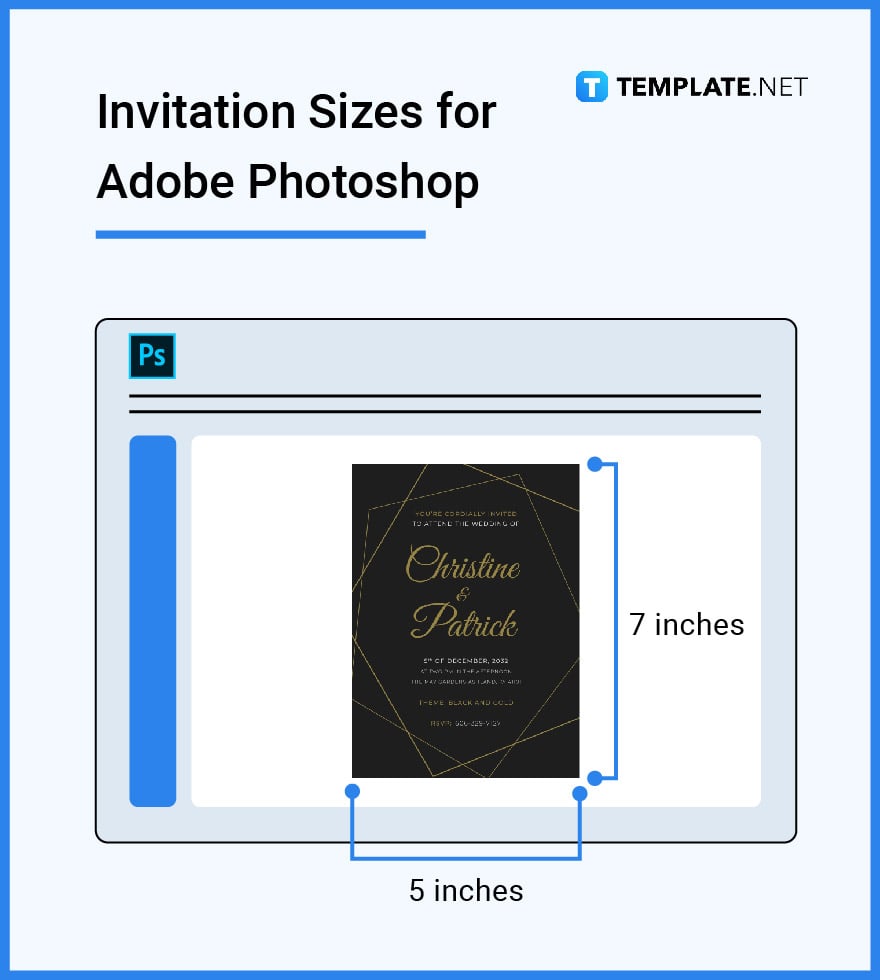 invitation sizes for adobe photoshop