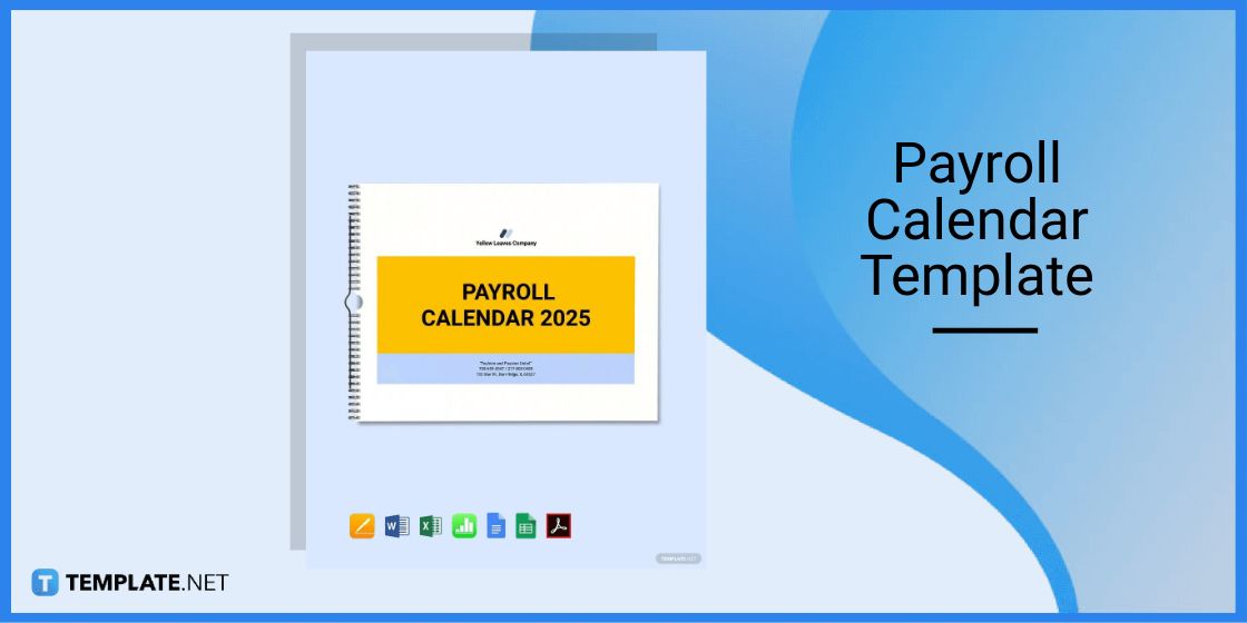 payroll calendar template