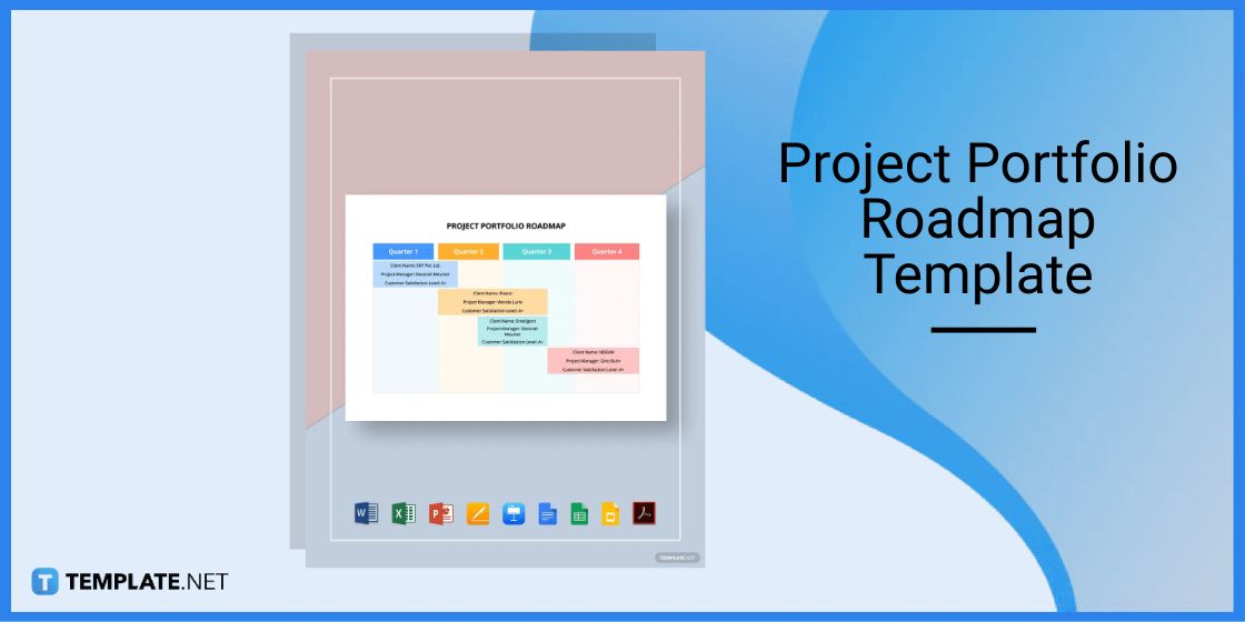 project portfolio roadmap template