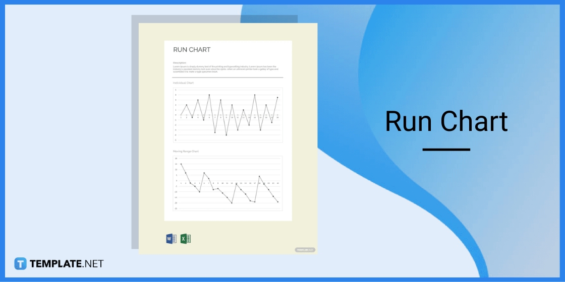 run chart template