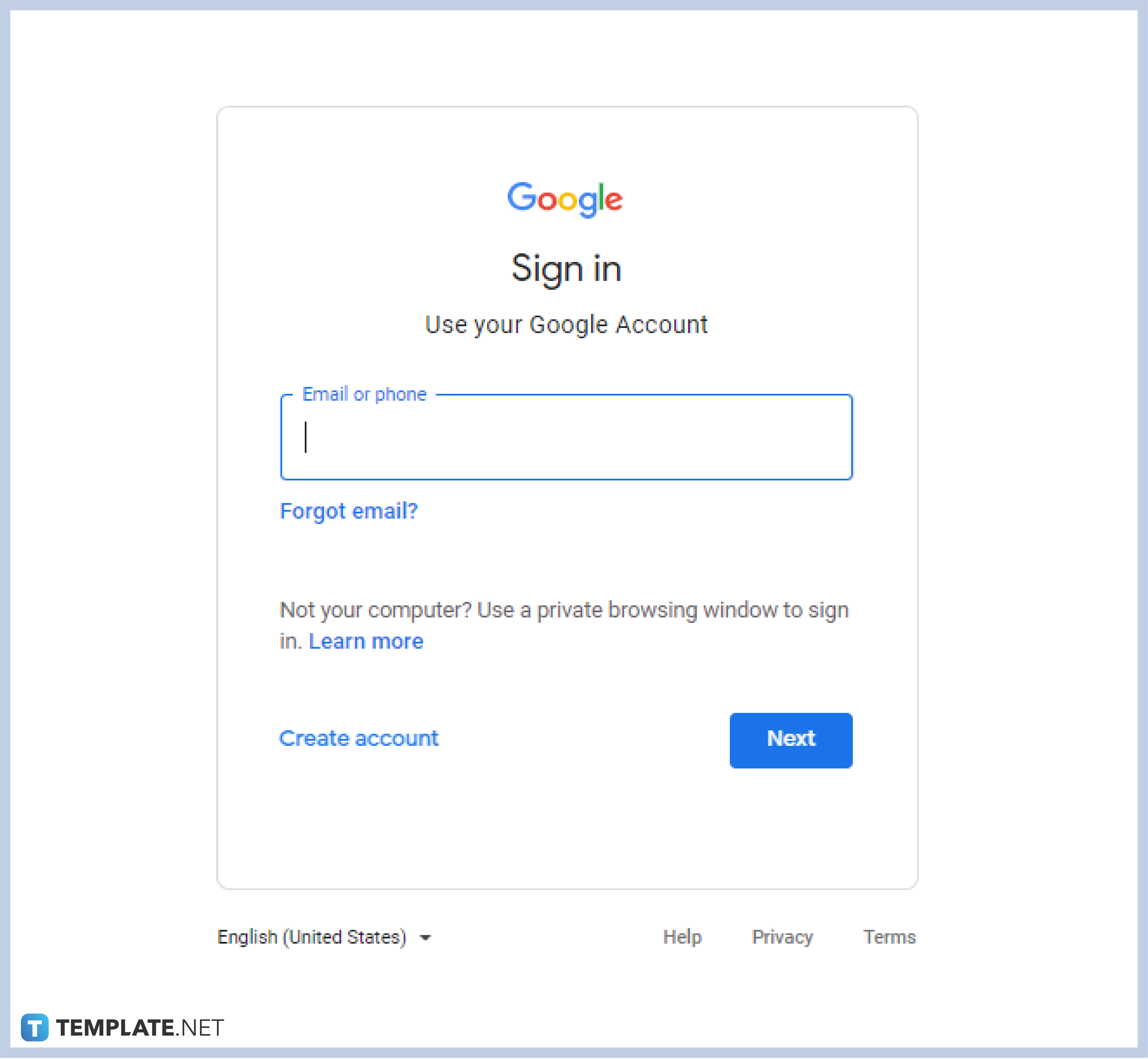 step 1 log in to your google account 0