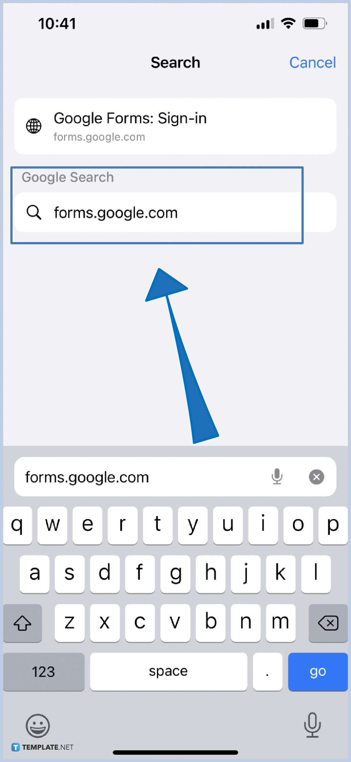 step 2 go to google forms 0