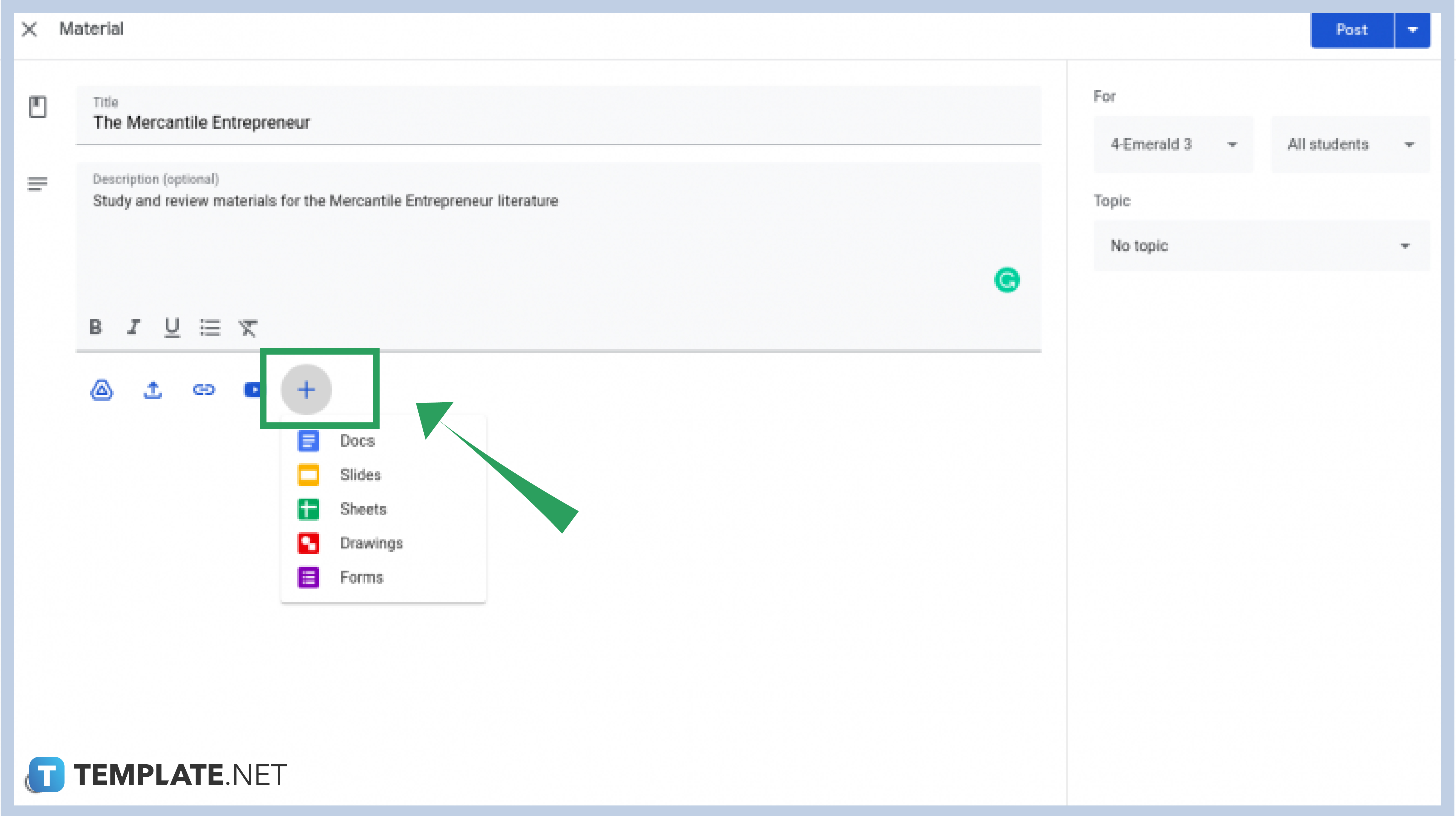 how to download audio file from google classroom