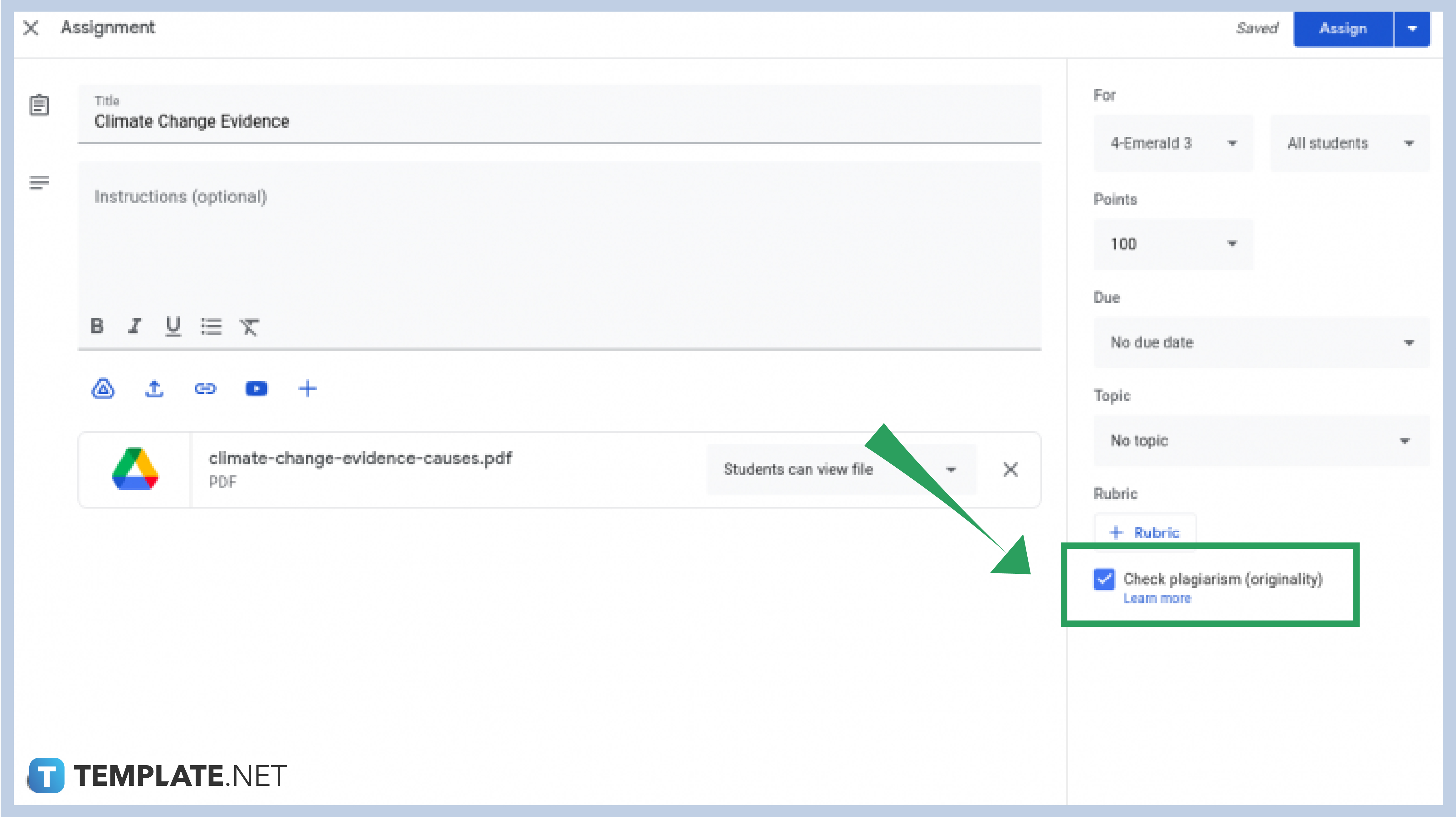 how to check assignment for plagiarism