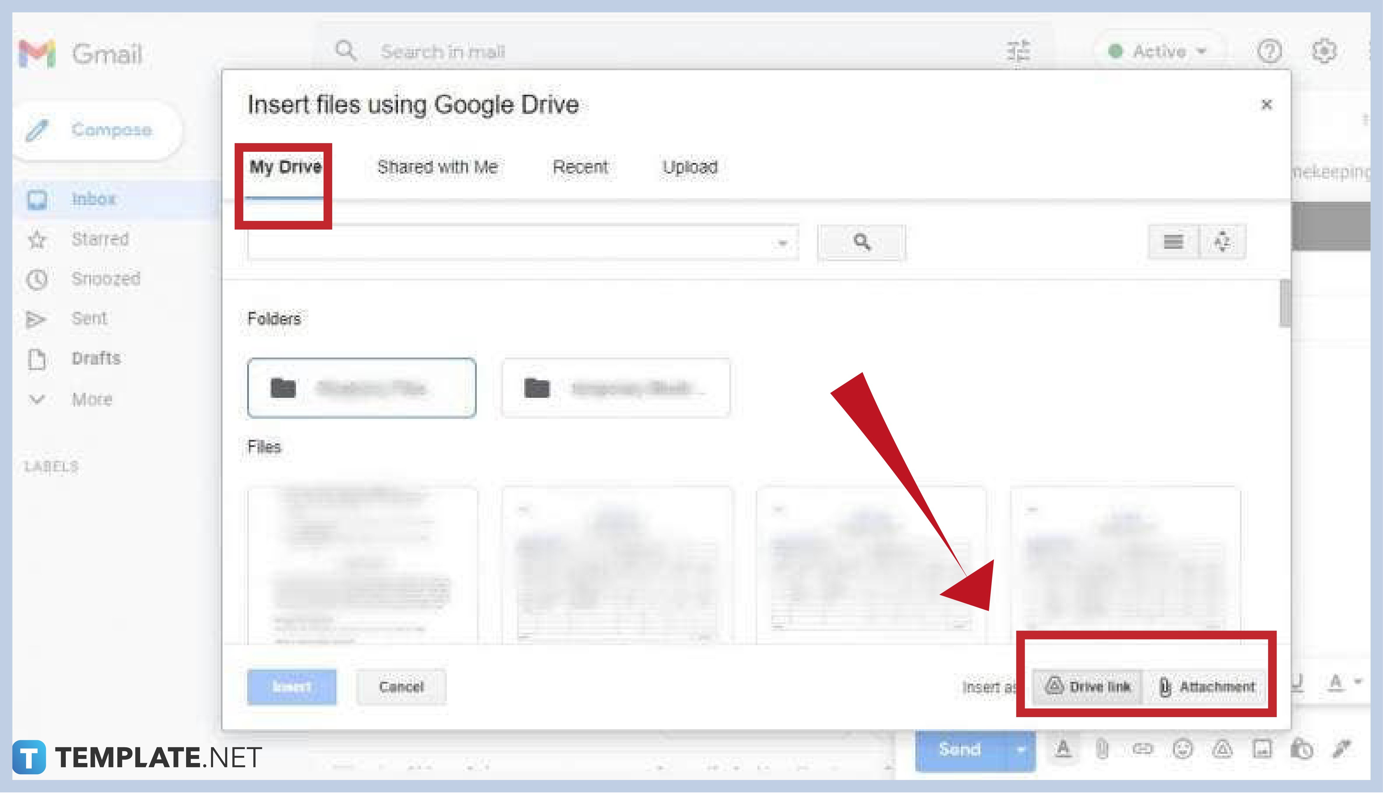 step 3 send files with google drive 0