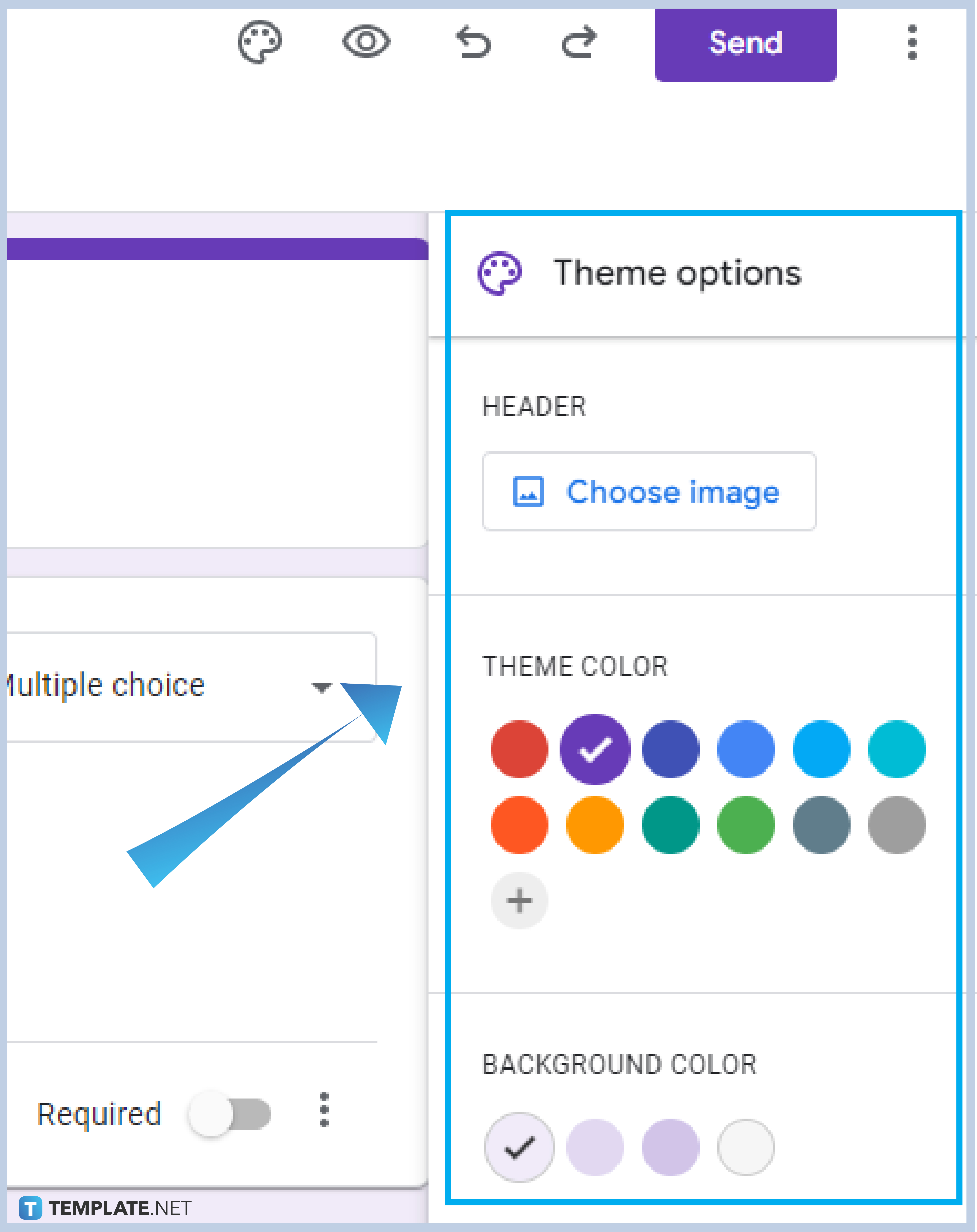 step 5 customize your form by adding colors and choosing themes 0
