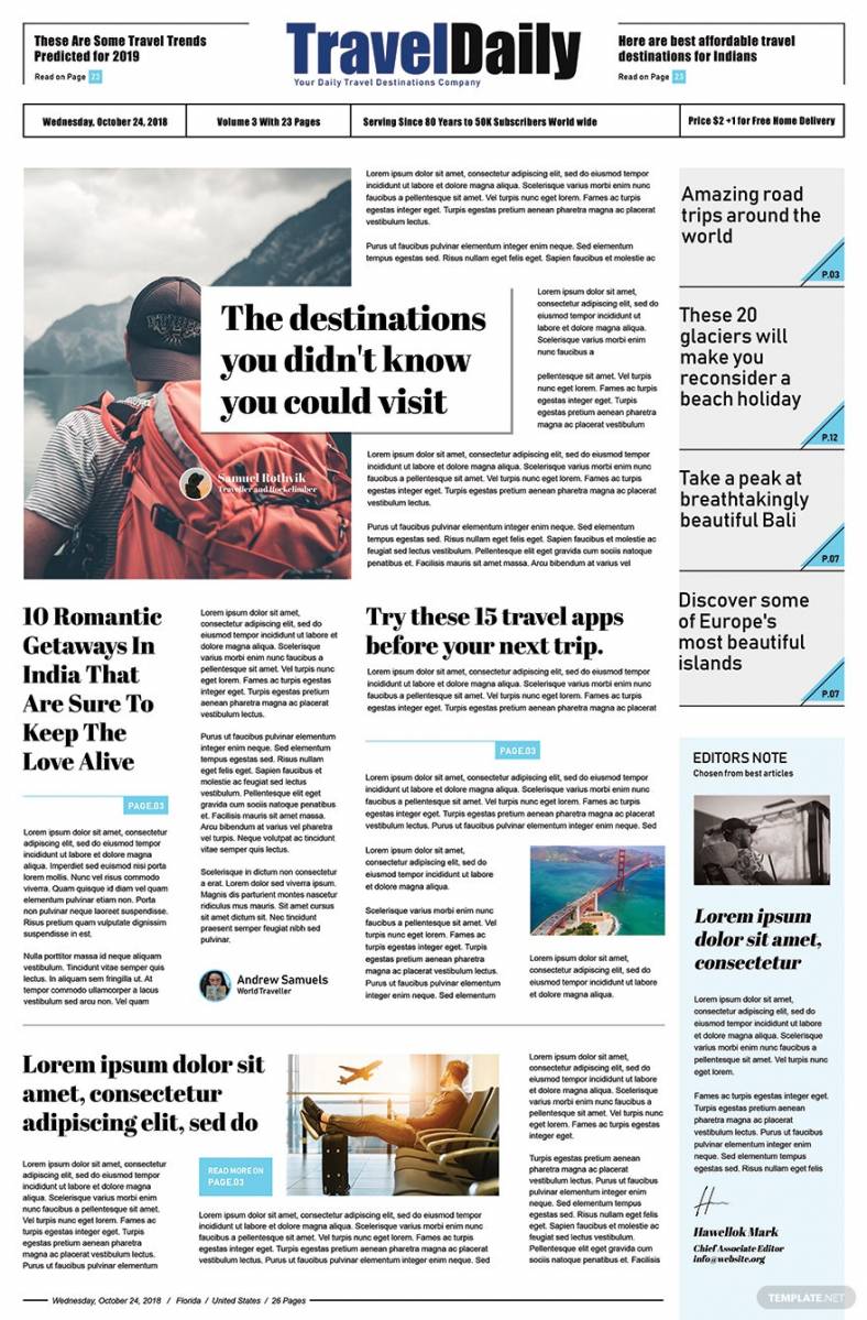 Interesting Newspaper Articles 2022