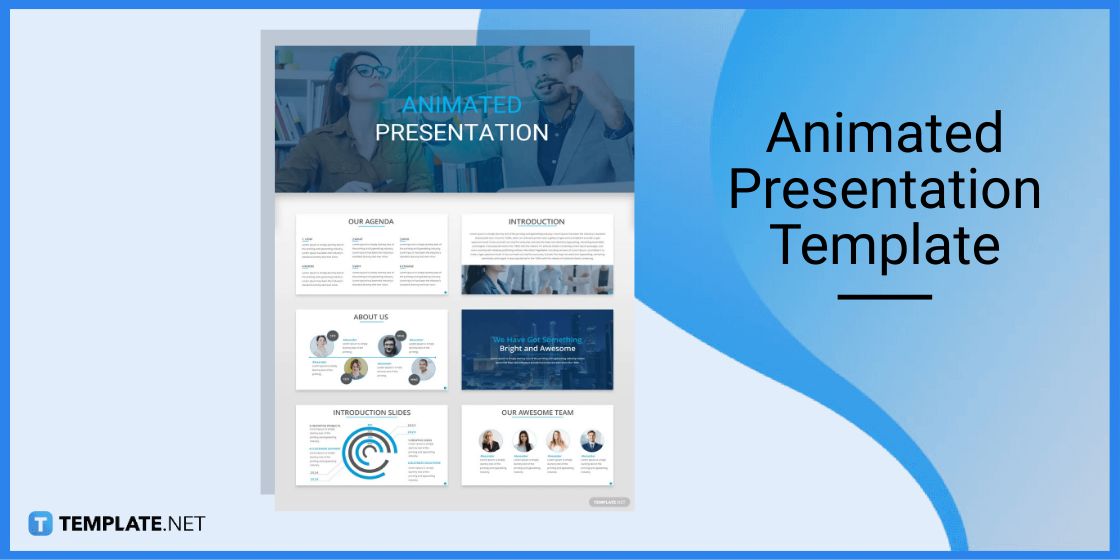 animated presentation template