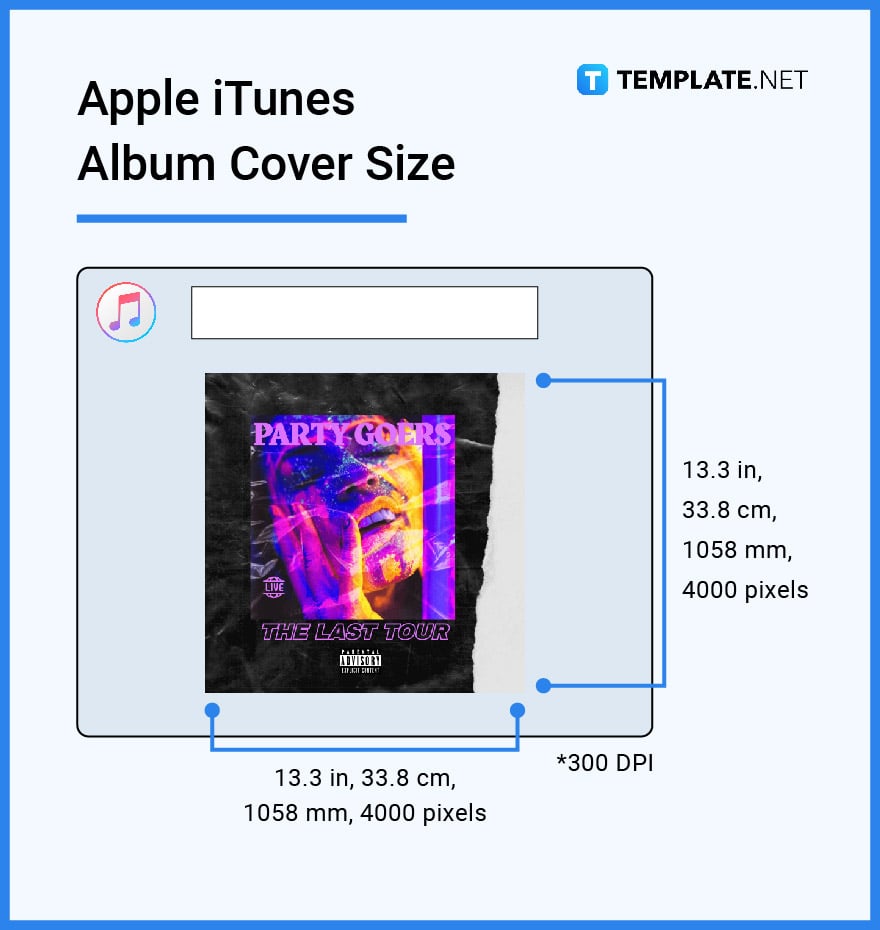Album Cover Size - Dimension, cms, Pixel