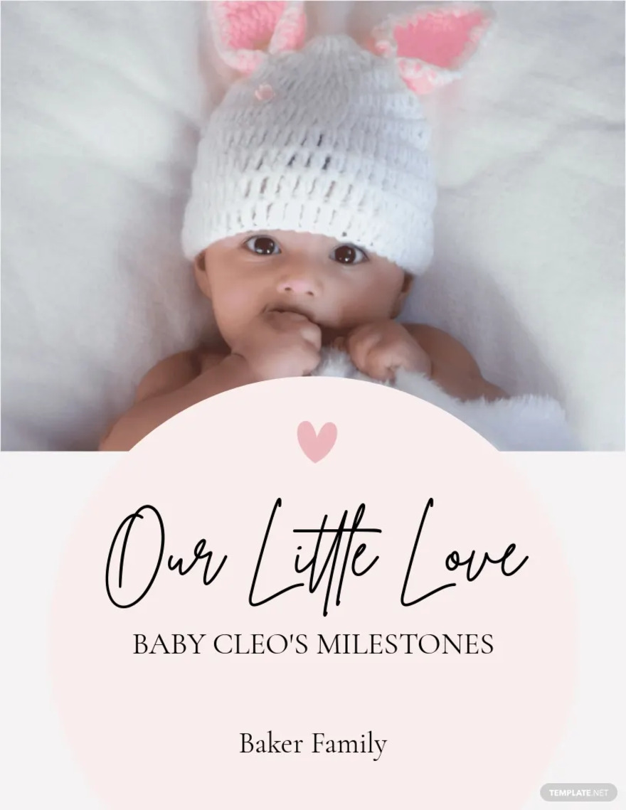 baby girl photobook ideas and examples