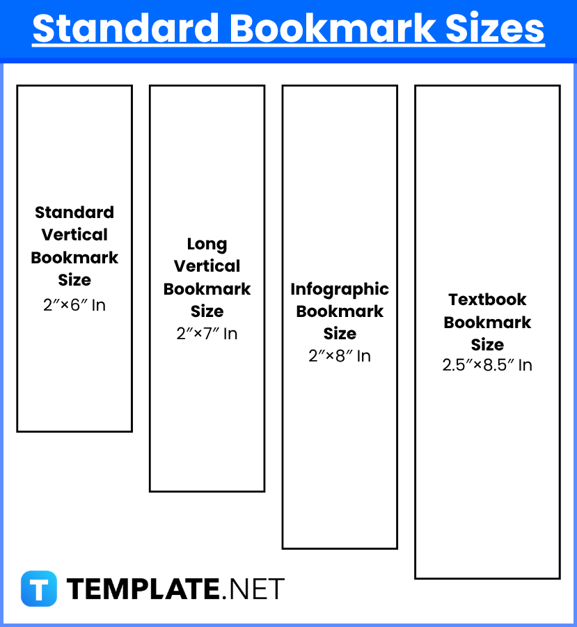 Bookmark Sizes