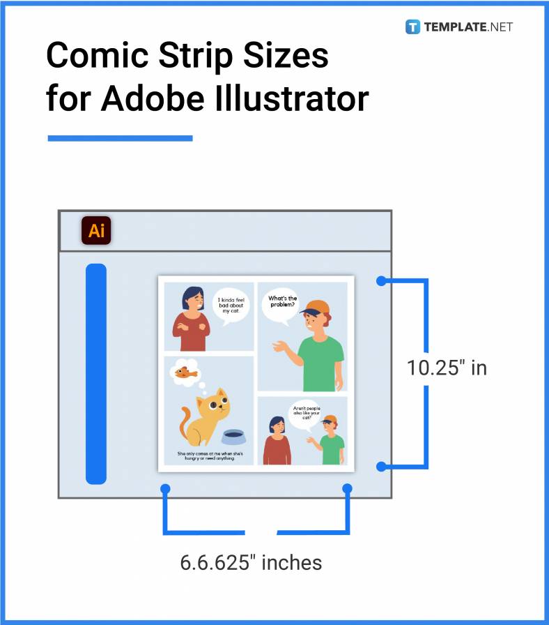 Comic Strip Size - Dimension, Inches, mm, cms, Pixel