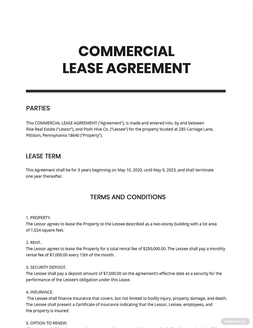 commercial-agreement